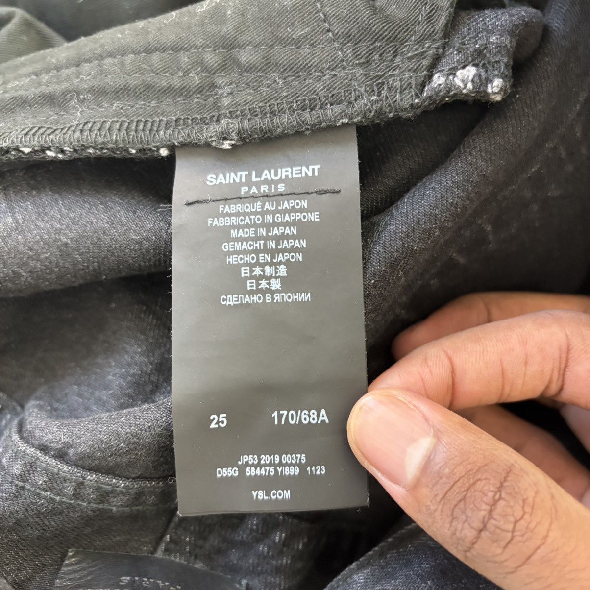 Saint Laurent Paris D20 M/ST-MW Denim Size 27" / US 4 / IT 40 - 6 Thumbnail