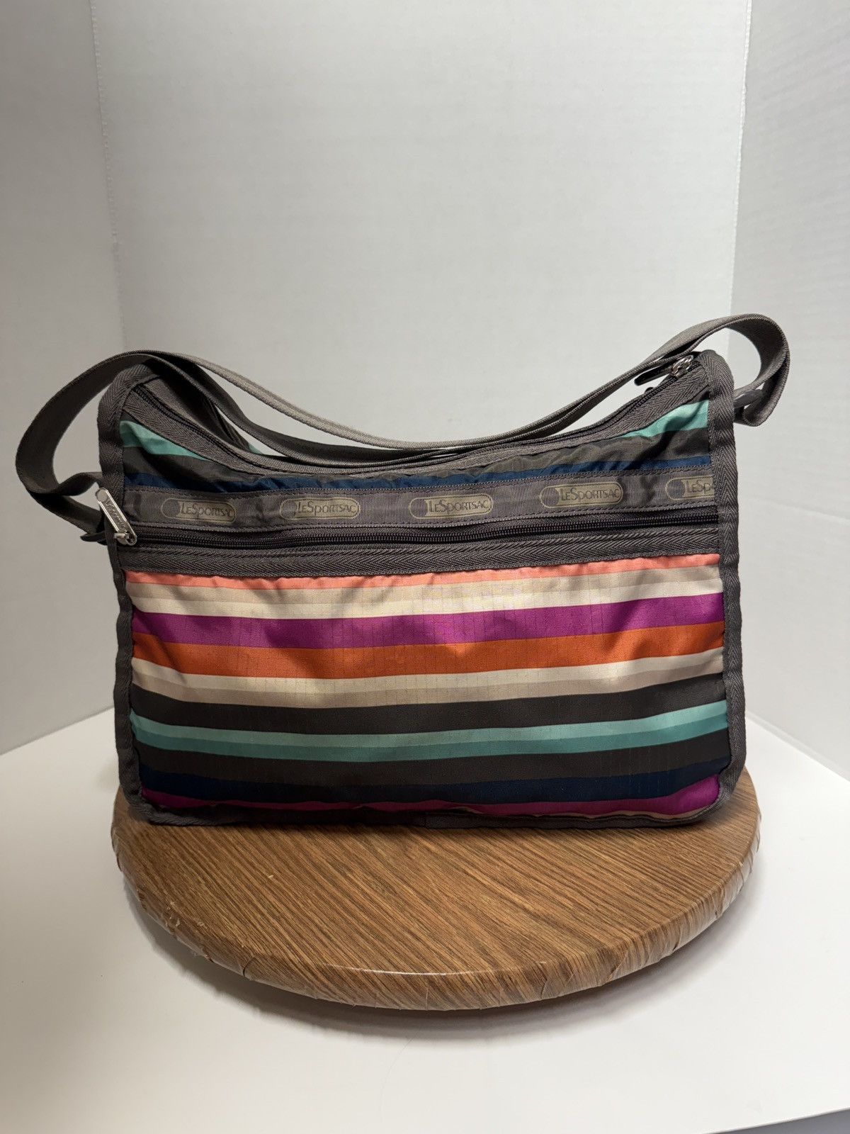 LeSportsac LeSportsac Multicolor Expandable Nylon Crossbody Bag Purse Size ONE SIZE - 3 Thumbnail