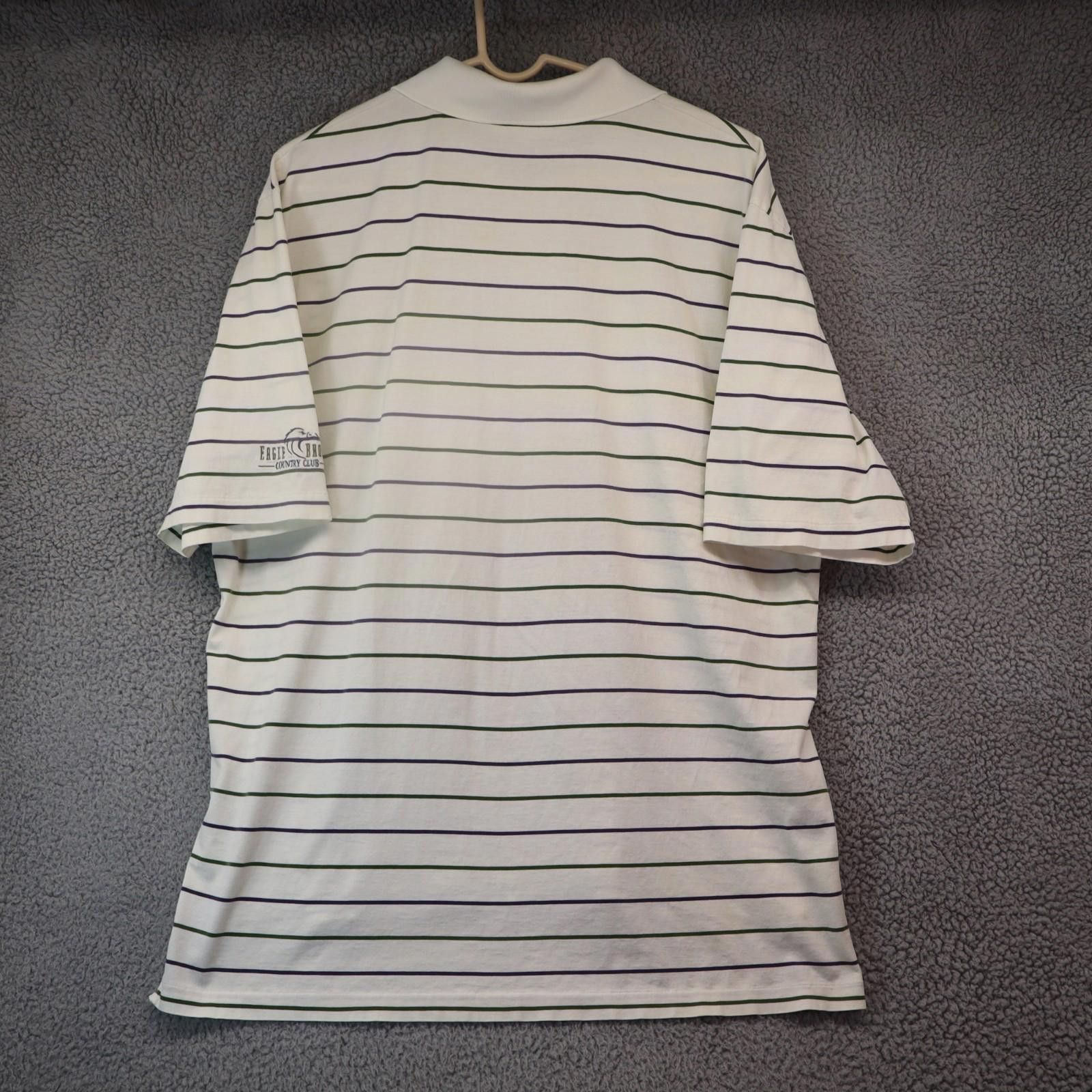 Other Polo Golf Ralph Lauren Pima Cotton Stripe White Eagle Brook Size US L / EU 52-54 / 3 - 8 Thumbnail