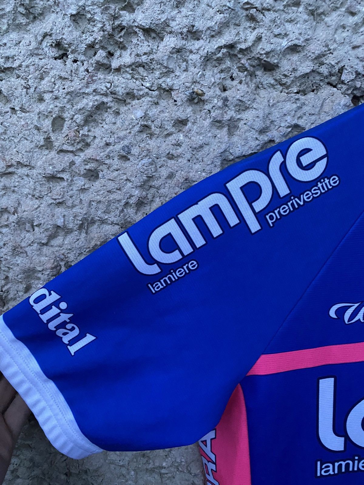 Bicycle Lampre Farnese Vini Kia Uci Pro Tour SMS Santini cycling Size US M / EU 48-50 / 2 - 4 Thumbnail