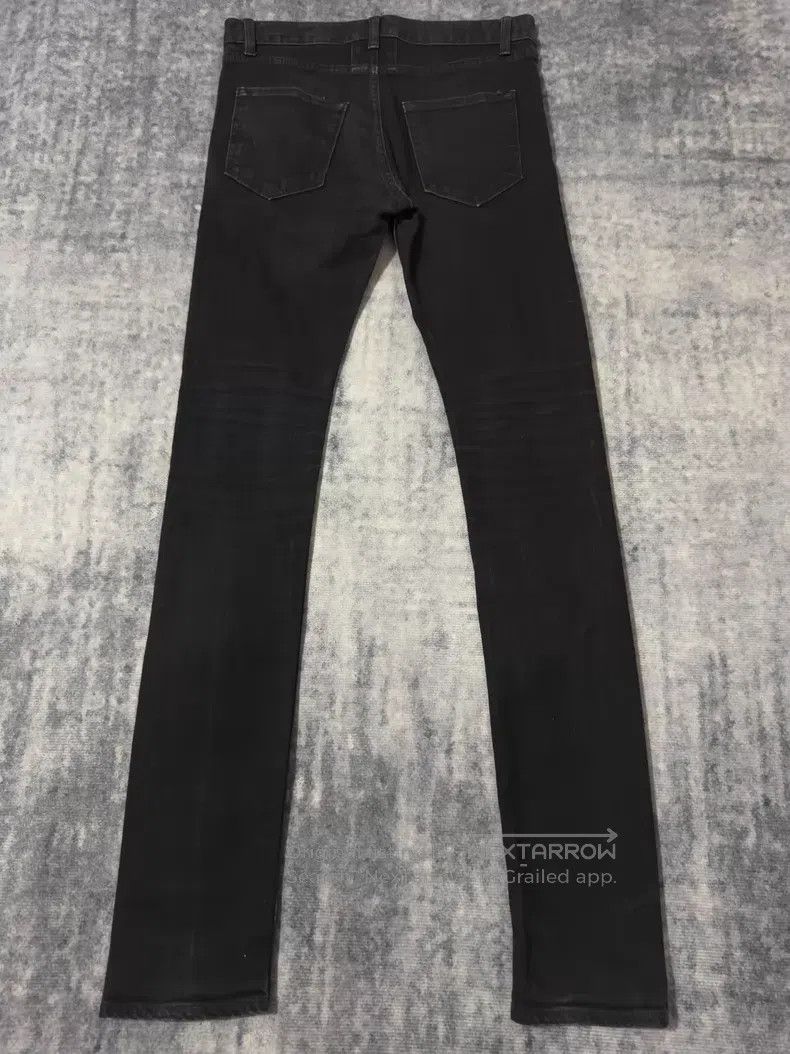 Saint Laurent Paris Saint Laurent Paris Black Demon Claw Basic Straight Denim Size US 29 - 2 Thumbnail