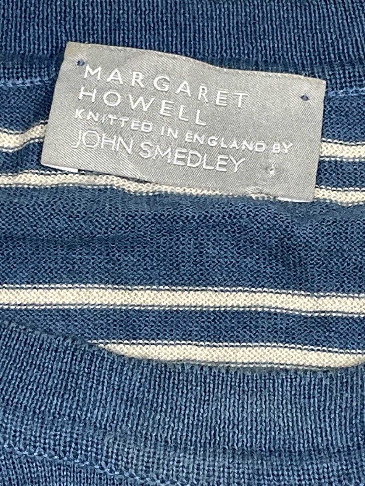 Margaret Howell X John Smedley Knit Stripes Shirt