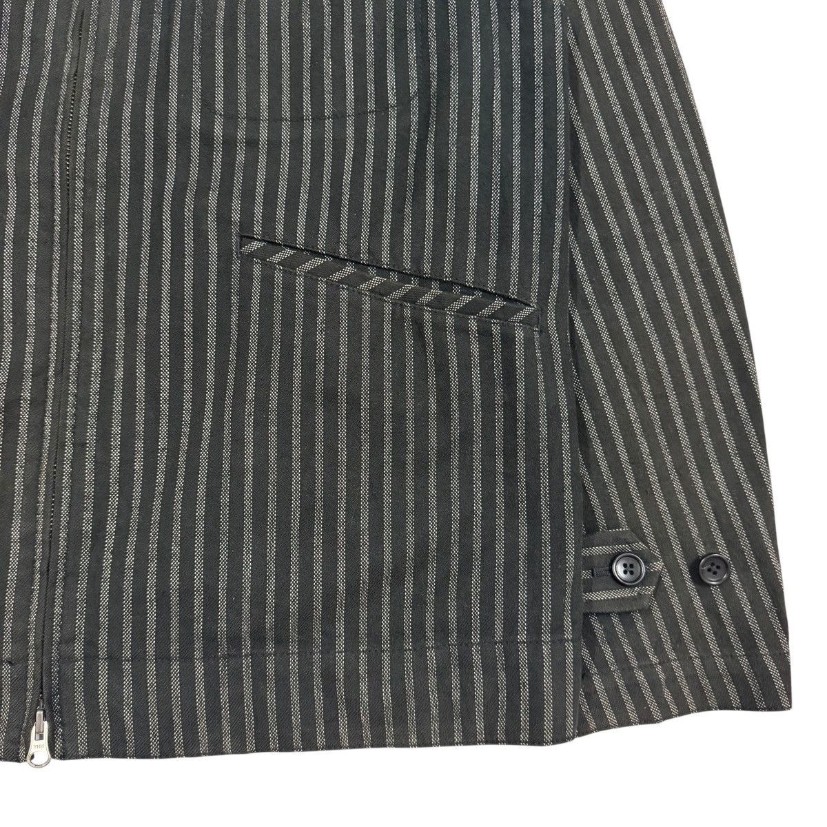 United Arrows Vtg🔥Green Label Relaxing United Arrows Striped Denim Jacket Size US L / EU 52-54 / 3 - 11 Thumbnail