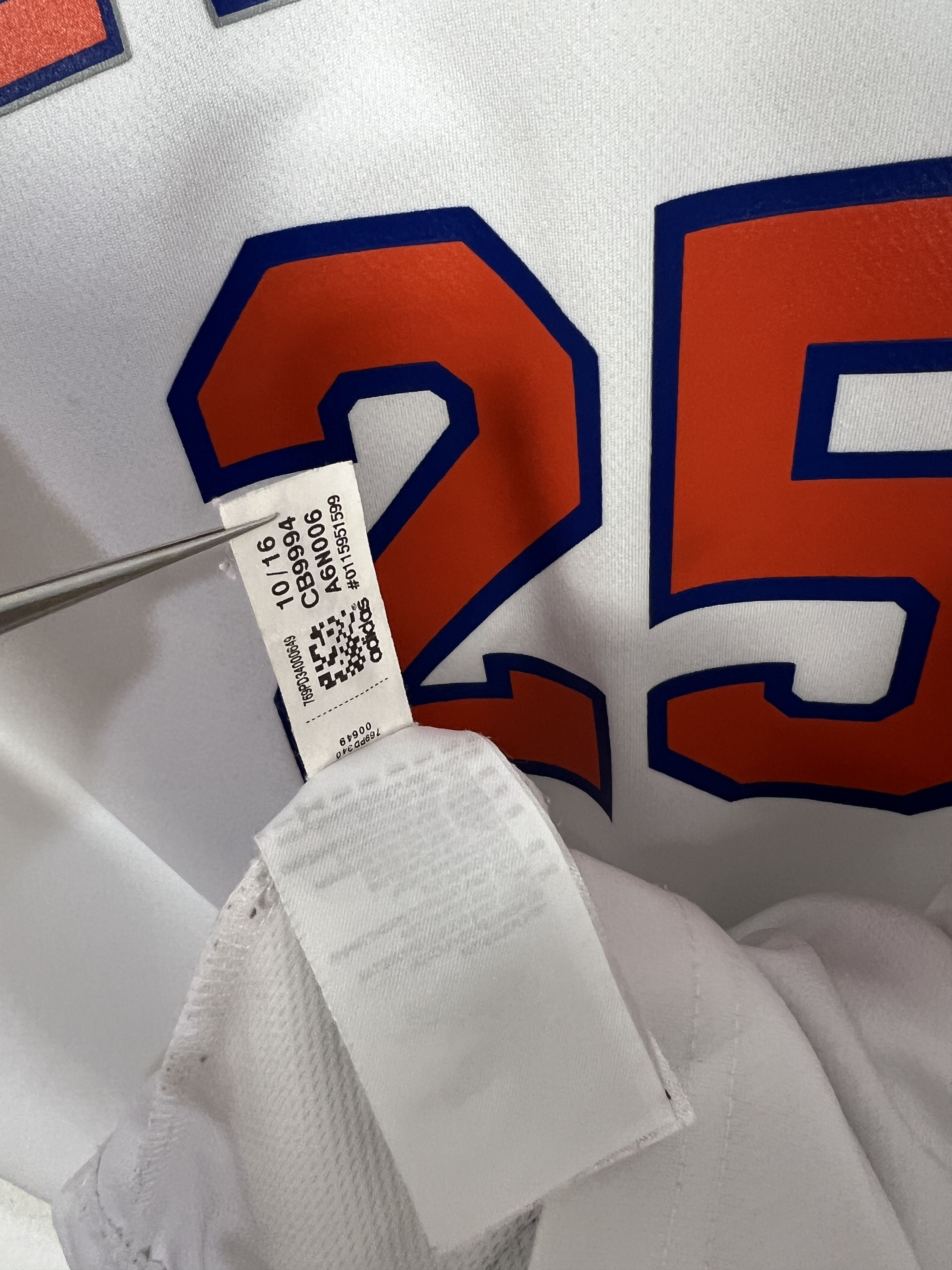 Vintage Adidas New York Knicks #25 Rose Jersey White NBA