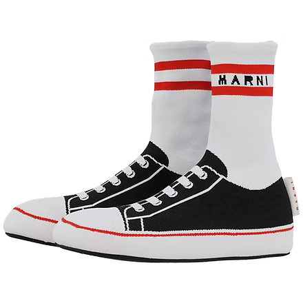 Marni o1y1125 Hi-Top Sneakers in Multicolor Size US 7 / IT 37 - 1 Preview