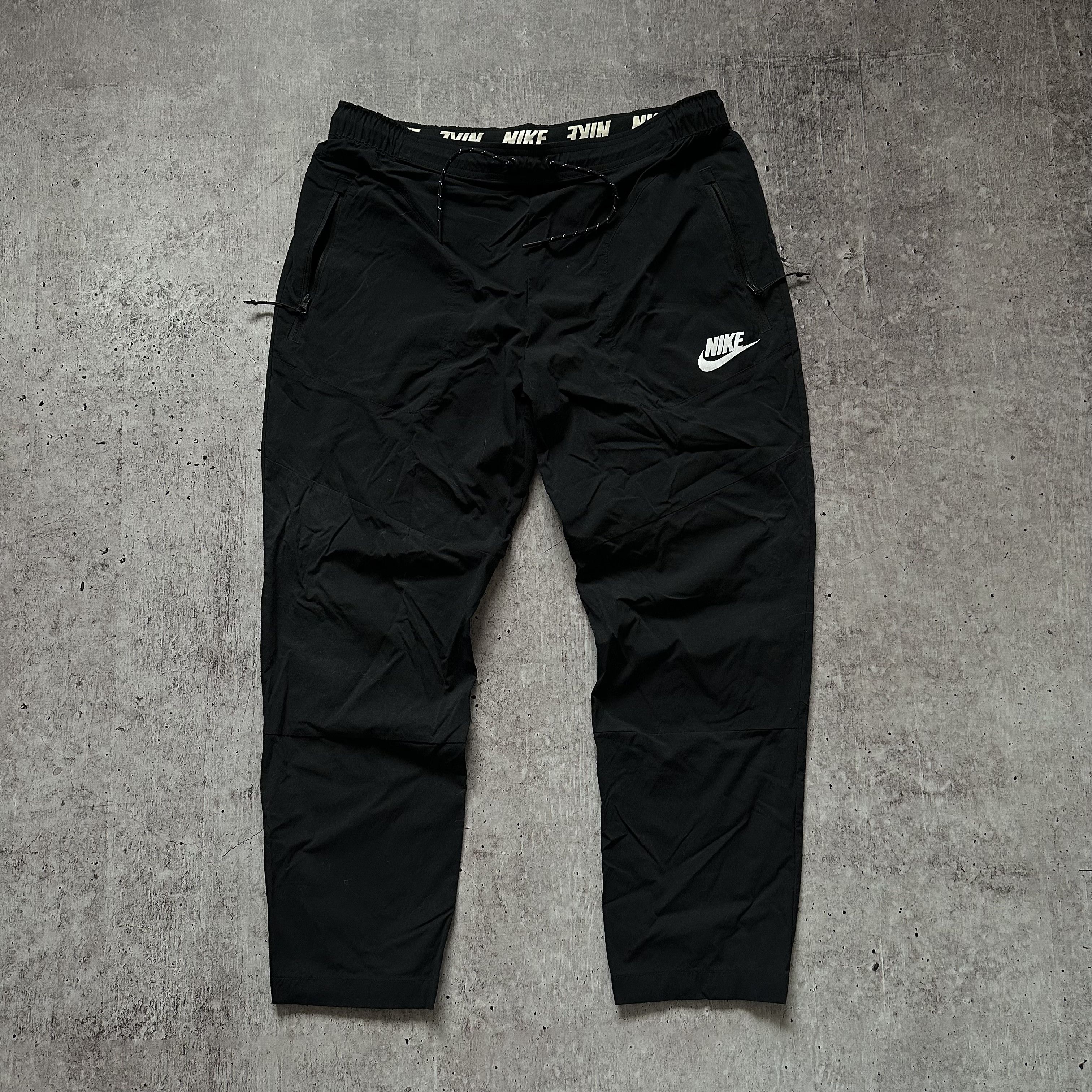Nike Nike Nylon Metal Drill Track Straight Pants Size US 34 / EU 50 - 1 Thumbnail