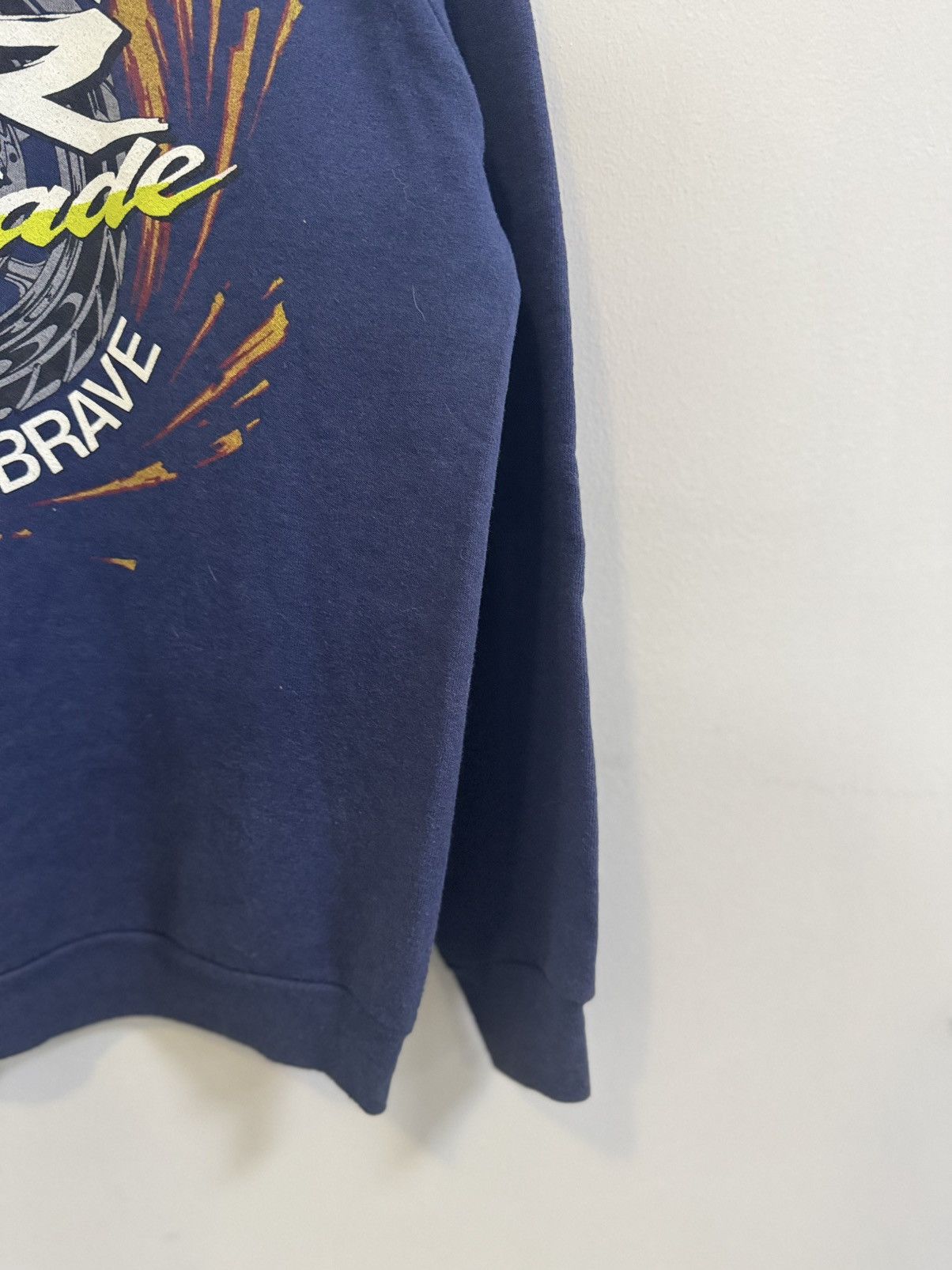 Vintage Vintage 90s HONDA Racing Moto Big Logo Sweatshirt Size US M / EU 48-50 / 2 - 8 Thumbnail