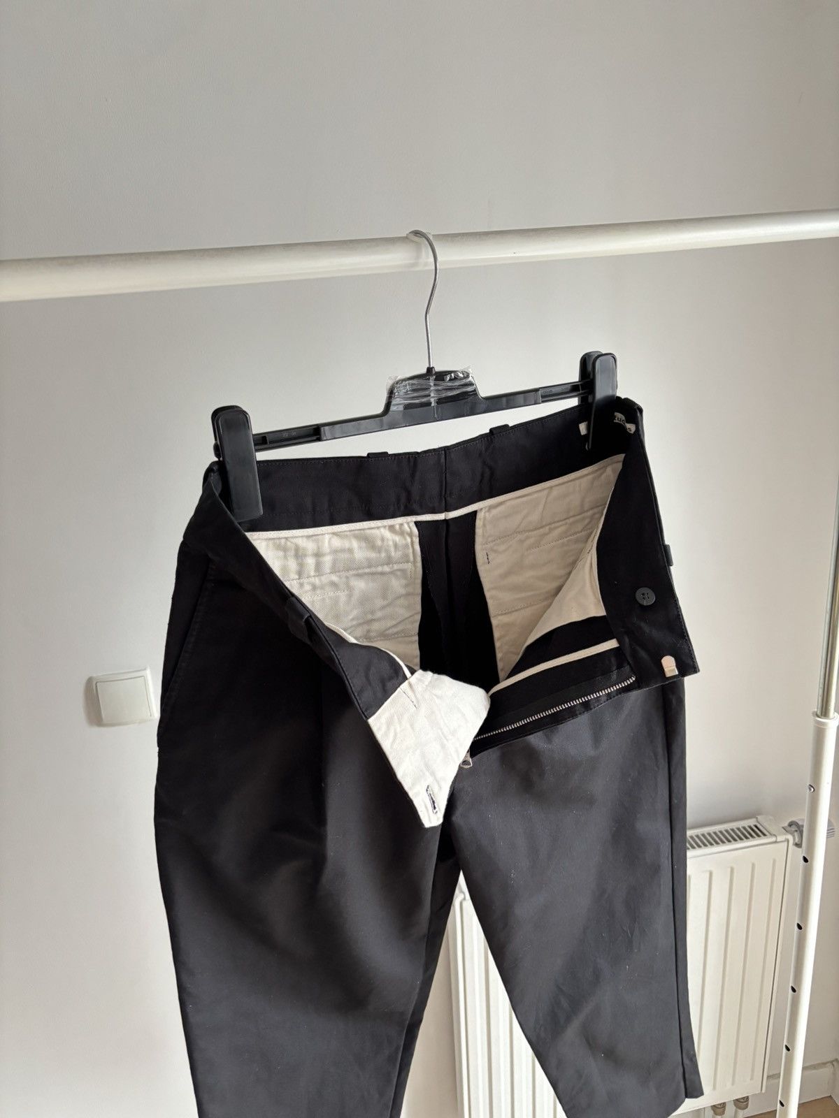 Acne Studios Acne Studios Black Cotton Pants Size US 33 - 4 Thumbnail