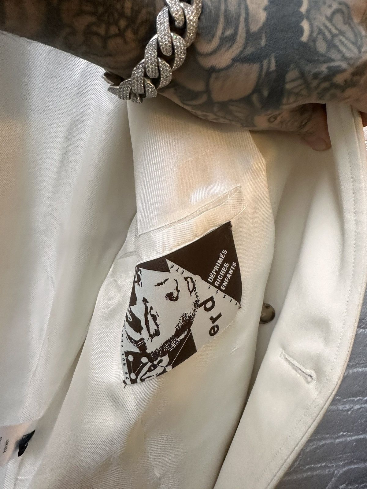 Enfants Riches Deprimes ERD ELEGANT CLASSY PARIS RUNWAY JACKET WHITE COAT Size US M / EU 48-50 / 2 - 4 Thumbnail