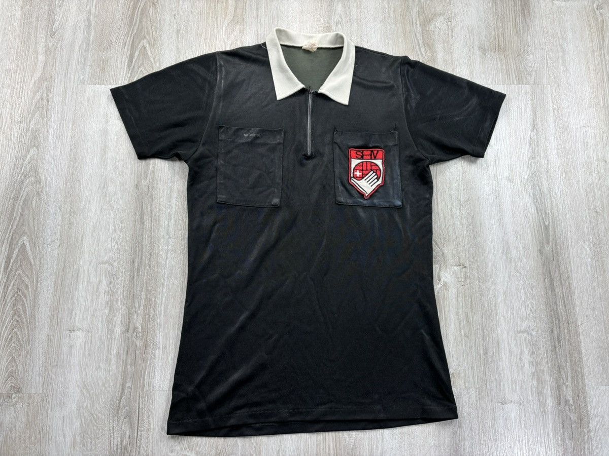 Erima × Vintage Mens vintage t shirt Erima Switzerland Referee Size S/M Size US M / EU 48-50 / 2 - 2 Thumbnail