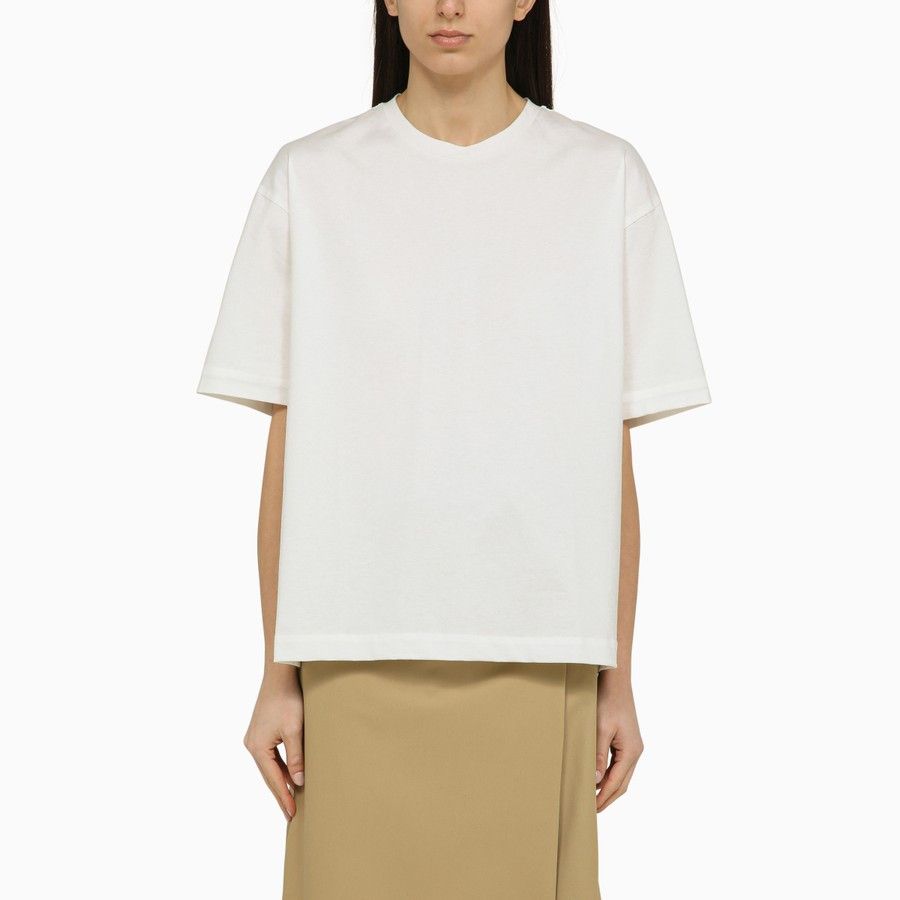 image of Burberry O1D2Blof0224 T-Shirt In White, Women's (Size Medium)