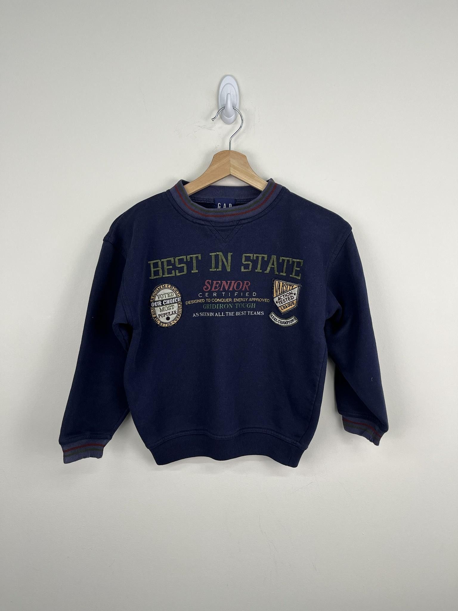 Vintage Crewneck GAP Best In State Crewneck Vintage Sweatshirt