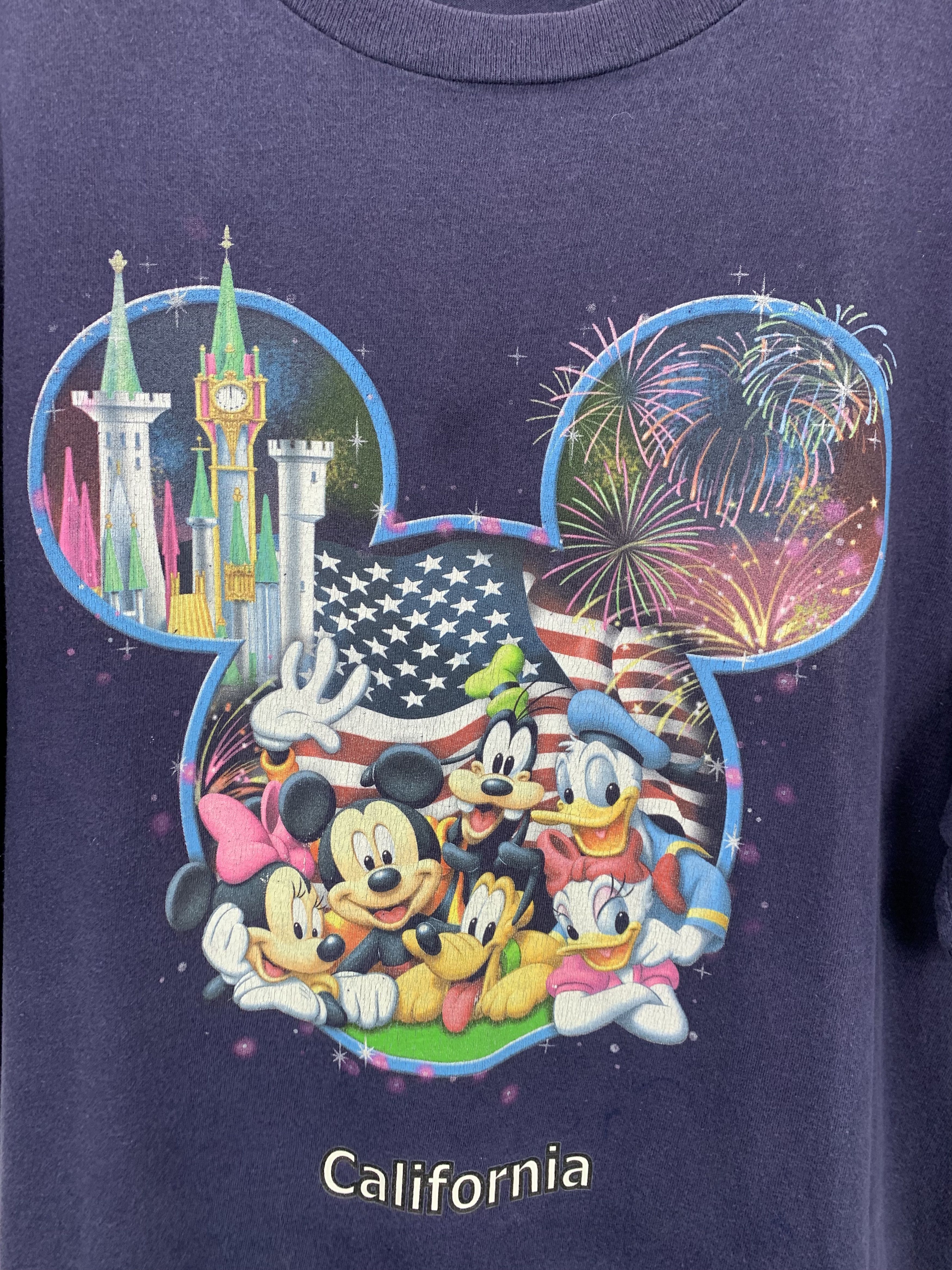 Mickey Mouse Vintage Mickey Mouse California Big Size T Shirt TA0160 Size US L / EU 52-54 / 3 - 5 Thumbnail