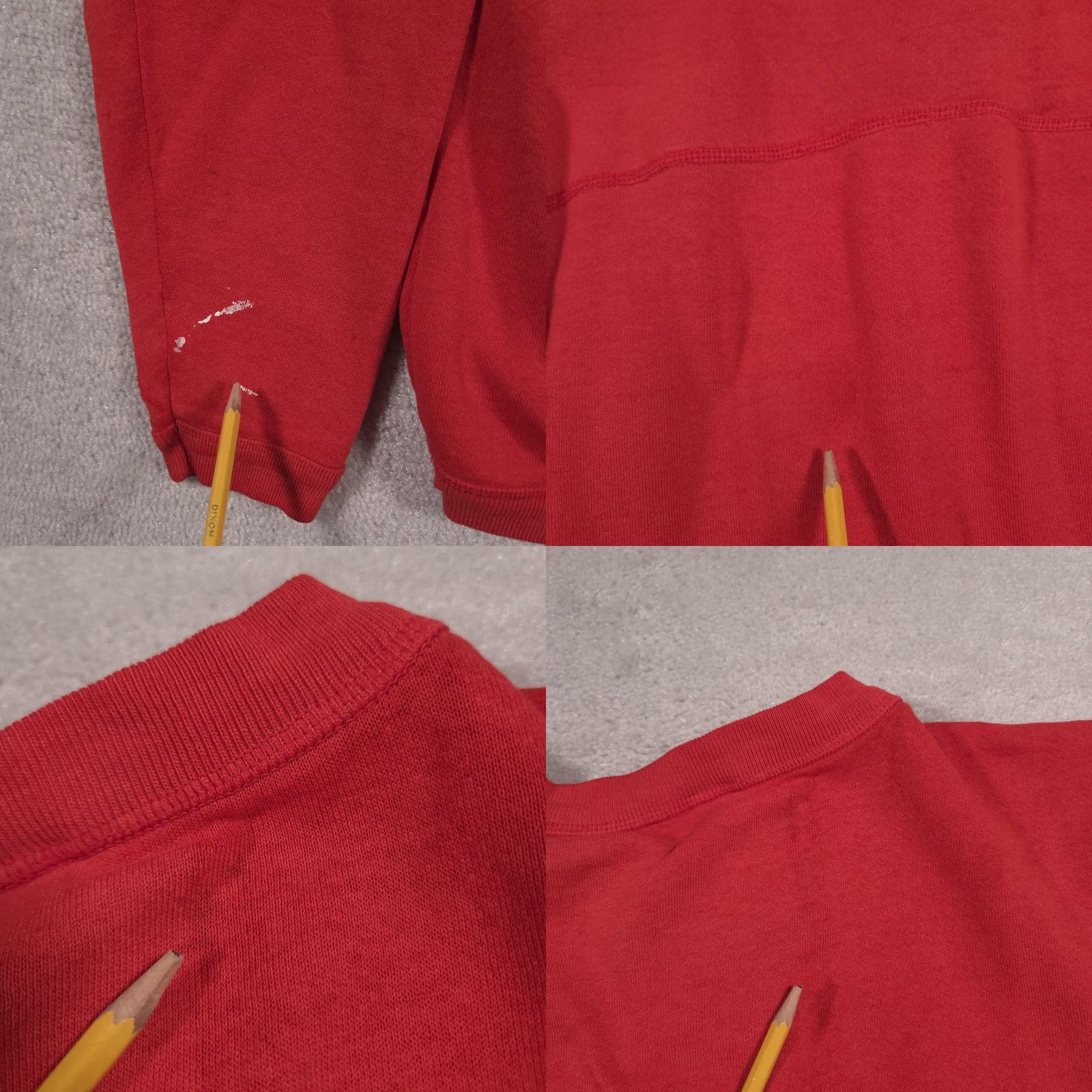 Disney VINTAGE Disney Wear Sweatshirt Mens L Red Mickey Mouse Henley 90s Size US L / EU 52-54 / 3 - 11 Thumbnail