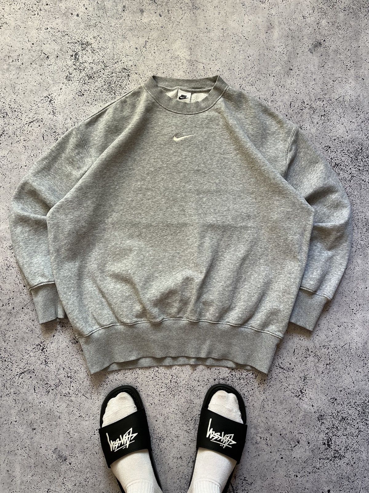 Nike Vintage Nike Center Swoosh Sweatshirt Crewneck USA Size US S / EU 44-46 / 1 - 1 Thumbnail