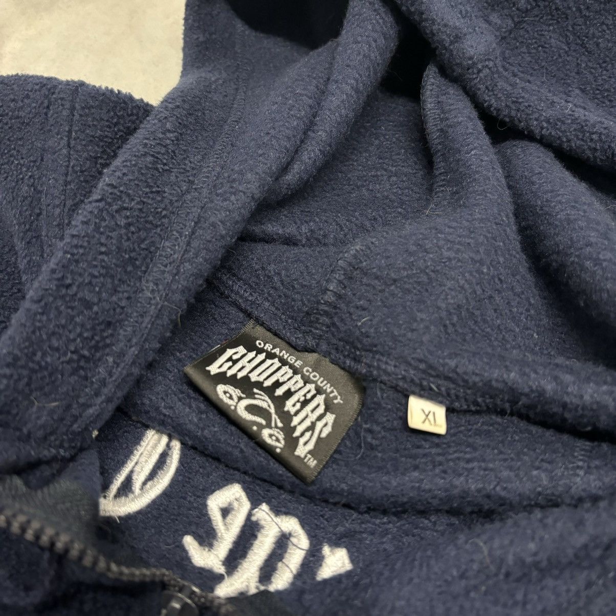 Vintage × West Coast Choppers Vintage Y2K Orange County Choppers Zip Up Hoodie Skater Size US XL / EU 56 / 4 - 5 Thumbnail