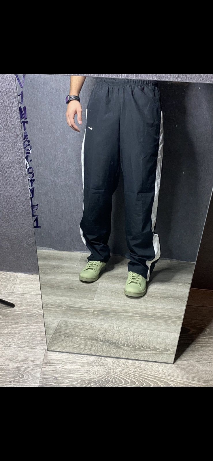 Nike × Vintage Vintage Nike nylon Track Pants y2k Size US 32 / EU 48 - 4 Thumbnail