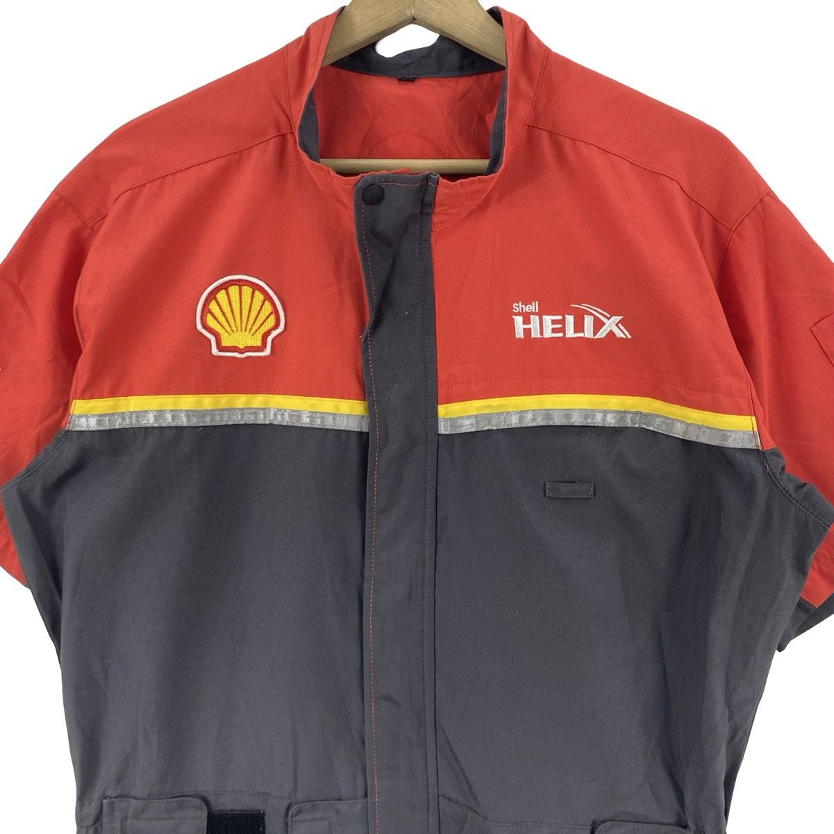 Vintage Vintage SHELL HELIX MECHANIC Coverall Jumpsuit Workwear Size US 36 / EU 52 - 5 Thumbnail