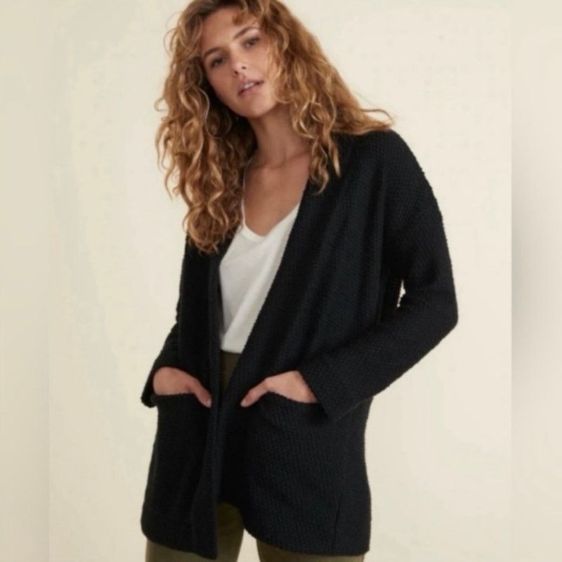 Marine Layer Marine Layer Women's Birdseye open-front cardigan sweater Size S / US 4 / IT 40 - 1 Thumbnail