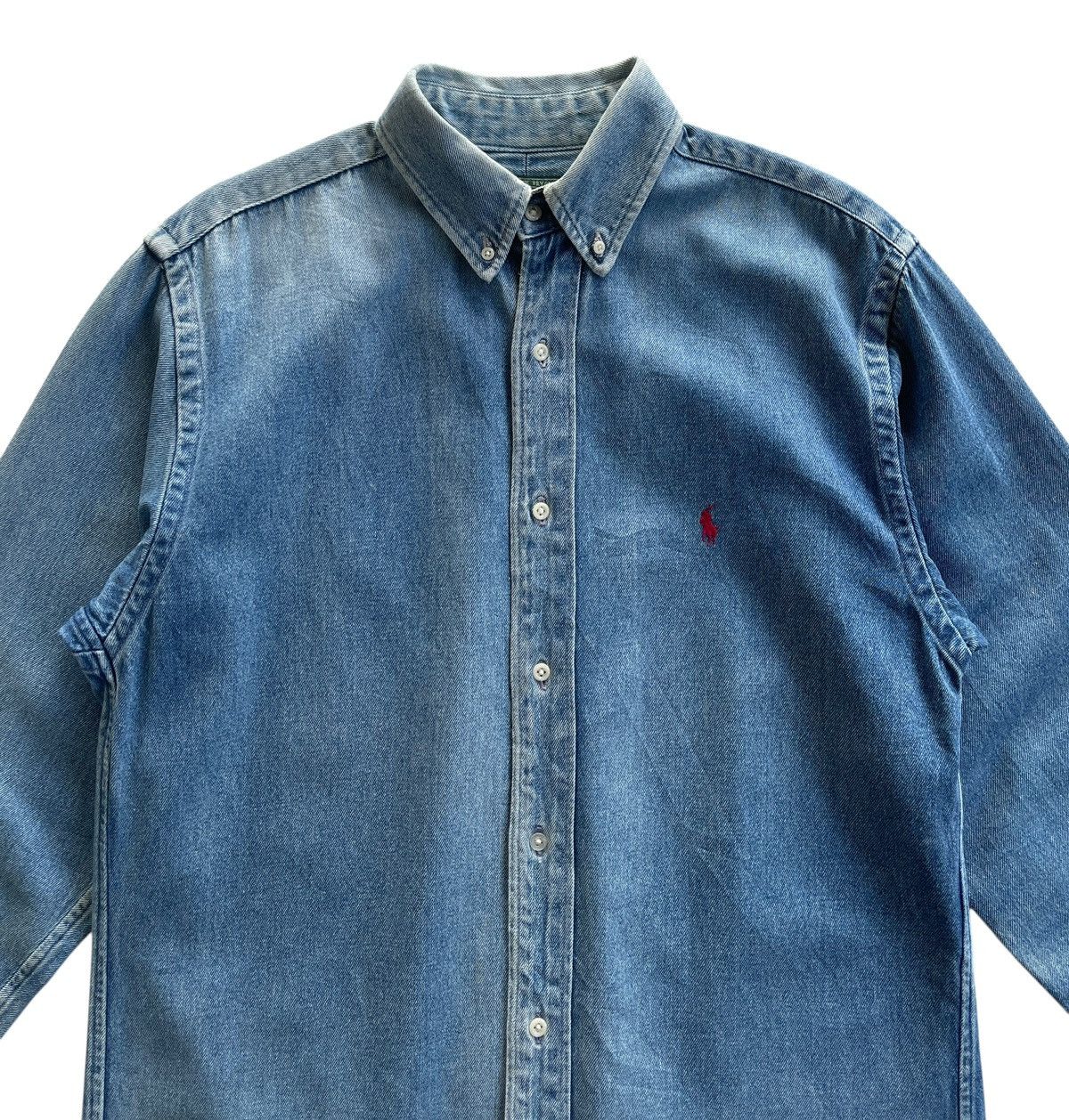 Polo Ralph Lauren Vintage Polo RL Country Denim Shirt Size US S / EU 44-46 / 1 - 5 Thumbnail