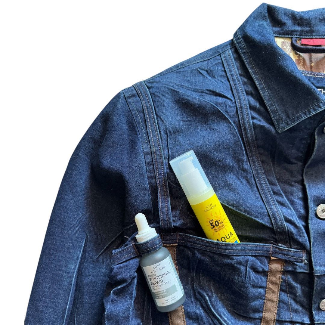 Japanese Brand × Marithe + Francois Girbaud Archive Marithe Francois Girbaud Panelled Robot Jean Jacket Size US L / EU 52-54 / 3 - 9 Thumbnail