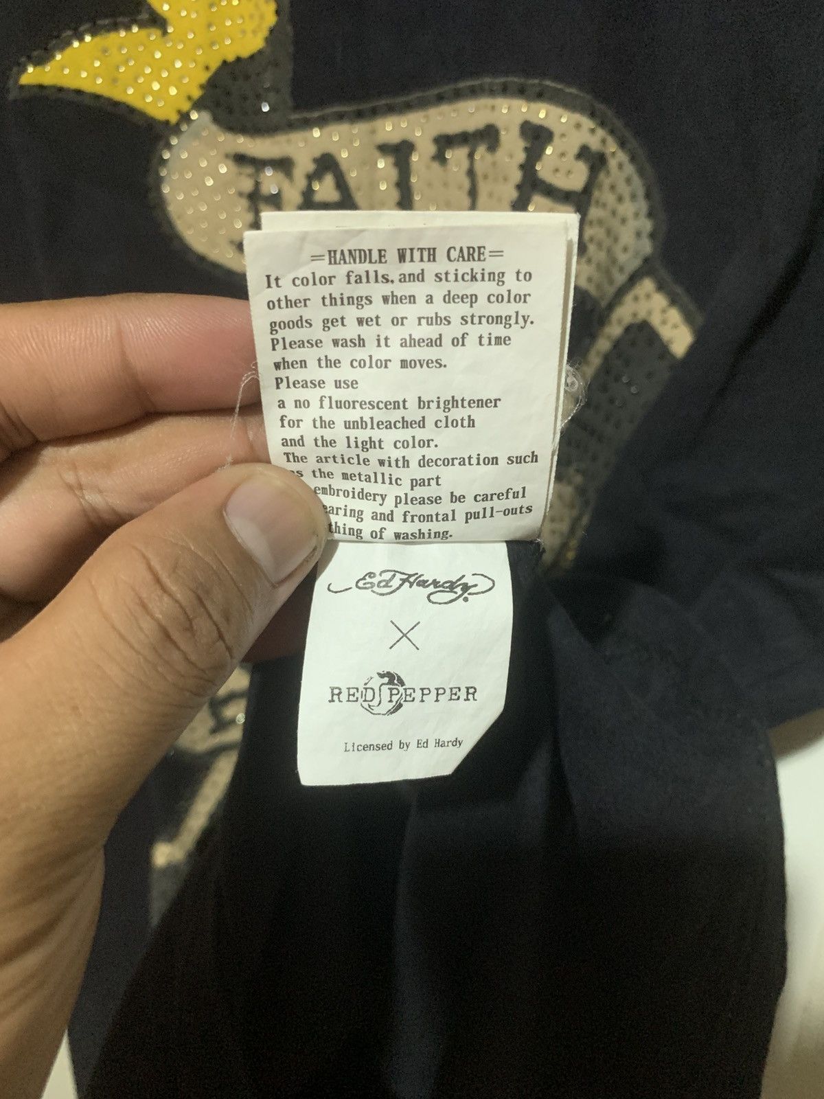 Ed Hardy ⚡️RARE⚡️ Ed Hardy X Red Pepper Faith Hope Charity Tee Size US M / EU 48-50 / 2 - 13 Thumbnail