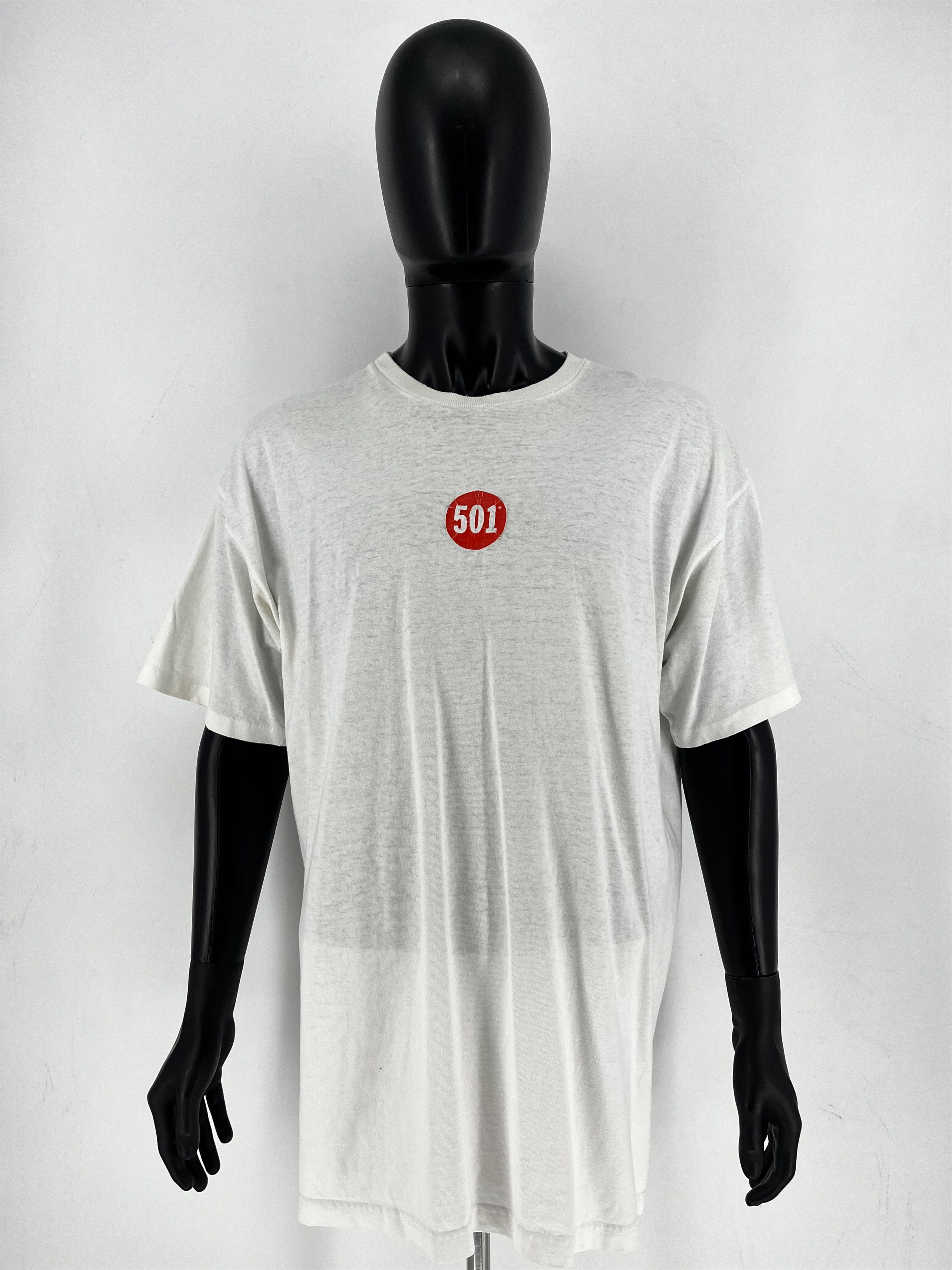 Levi's Vintage Clothing Vintage 1990s Levi’s 501 T shirt mens tee Rare Men’s Size US M / EU 48-50 / 2 - 2 Thumbnail