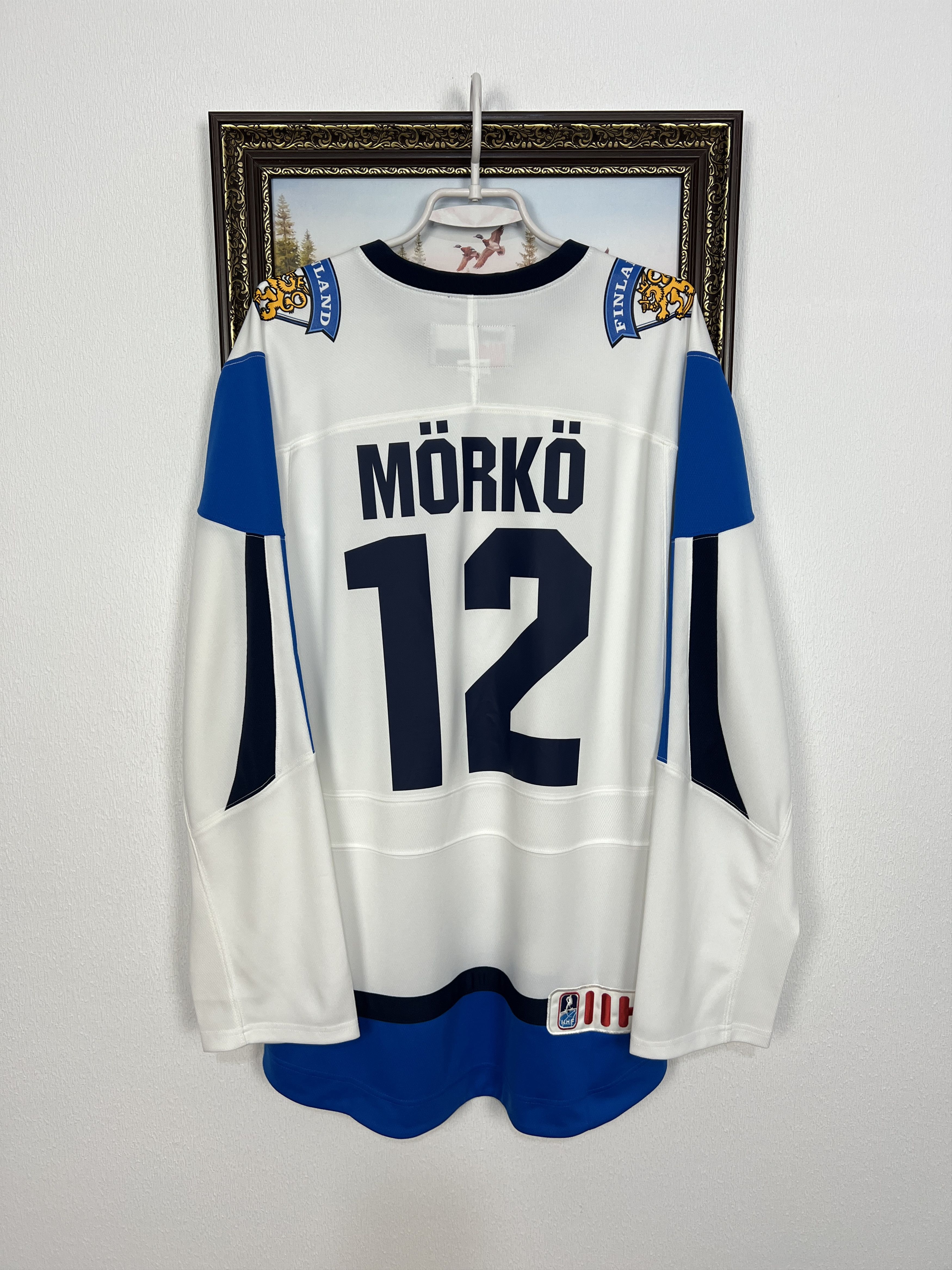 Nike Finland Ice Hockey National Team Jersey #12 Morko Shirt Size US M / EU 48-50 / 2 - 1 Thumbnail