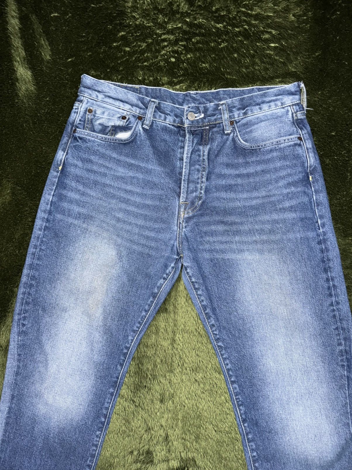 Levi's [W36/L34] Levis 501 USA vintage washed denim pants (shorted) Size US 36 / EU 52 - 4 Thumbnail