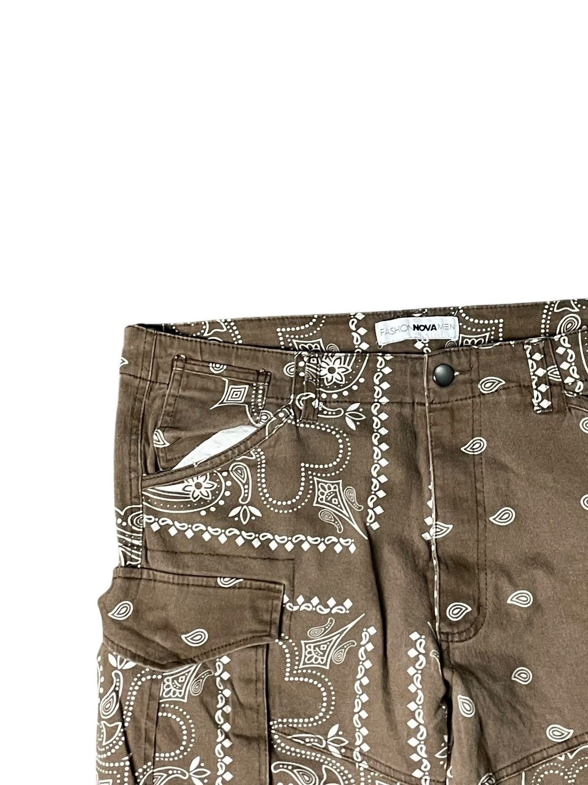 If Six Was Nine × Japanese Brand × Le Grande Bleu (L.G.B.) FASHION NOVA Summer Paisley Pants (91) Size US 36 / EU 52 - 6 Thumbnail