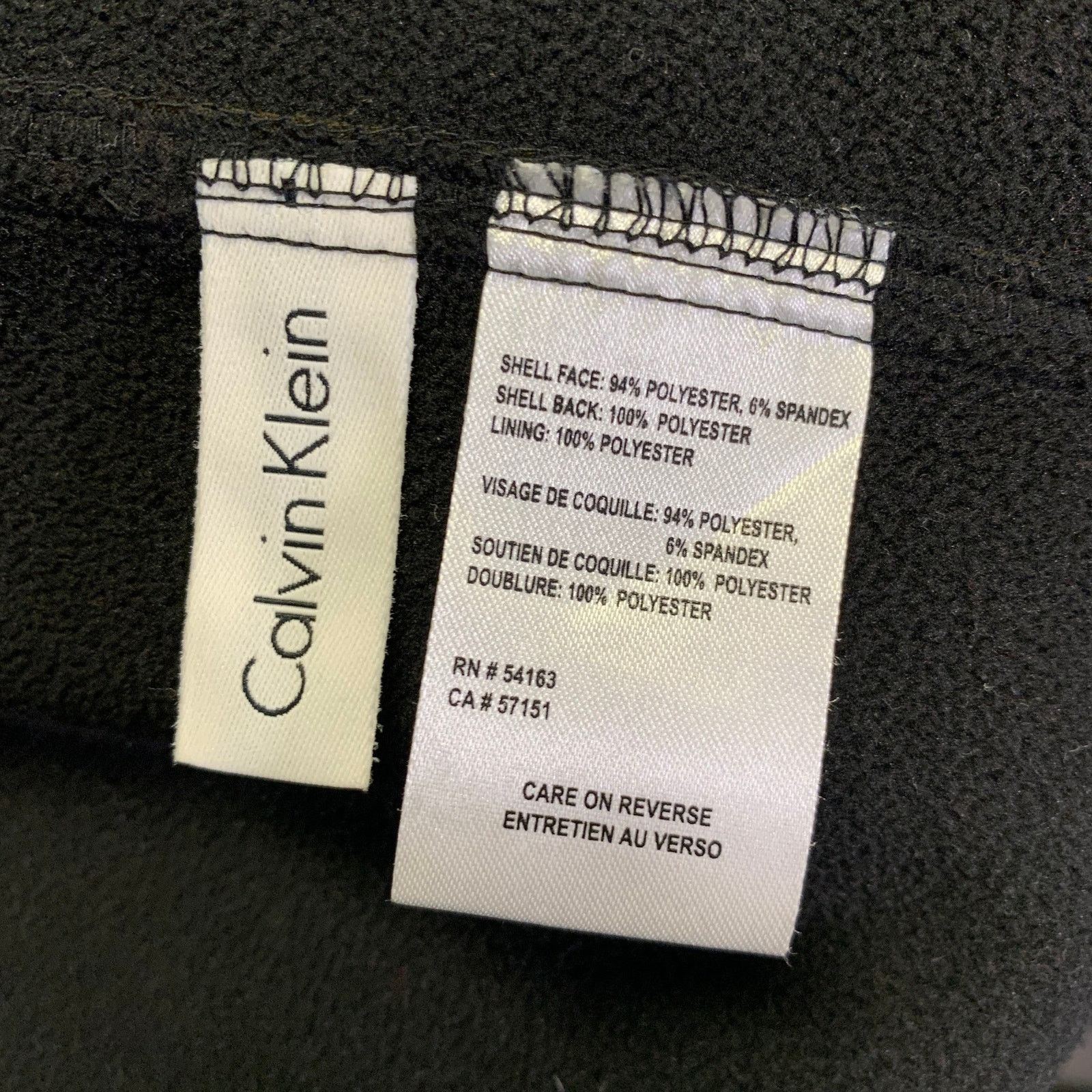 Calvin Klein CALVIN KLEIN Size M Olive Polyester Spandex Zip Up Jacket Size US M / EU 48-50 / 2 - 8 Thumbnail