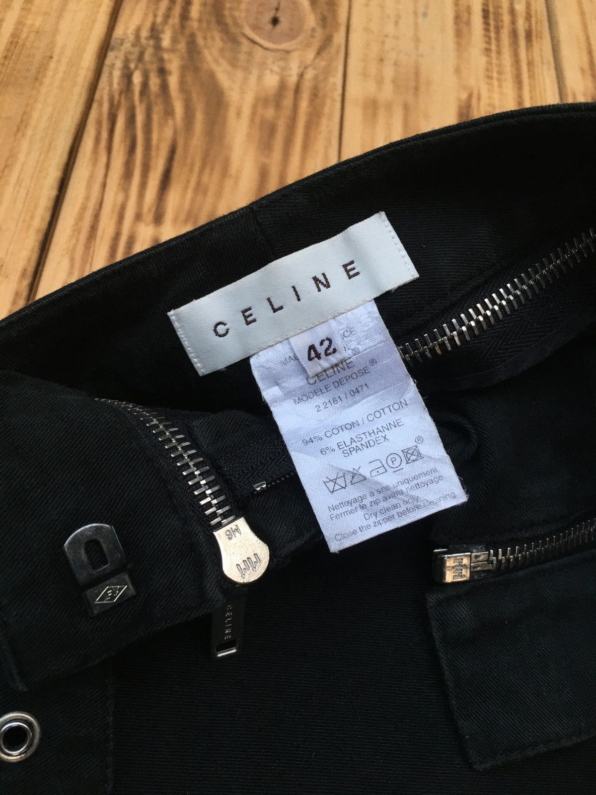 Celine Celine F/W 2003 Zipper Waistband Skirt Size 30" / US 8 / IT 44 - 6 Thumbnail