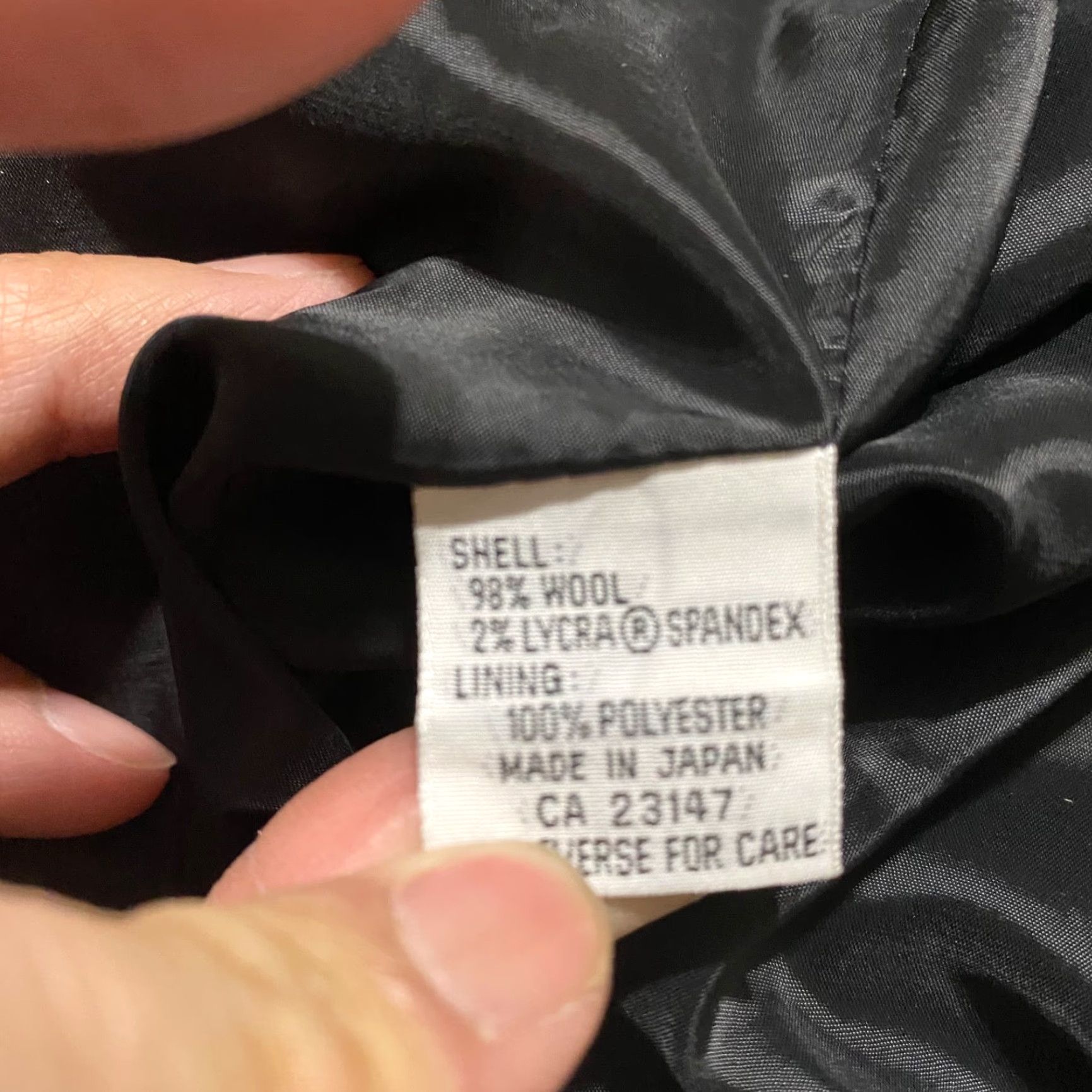 Talbots Talbots Blazer Womens 10P Petite Black Wool Lined Button-Up Office Classic Jacket Size L / US 10 / IT 46 - 4 Thumbnail