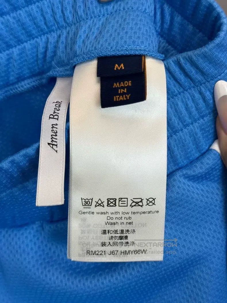 Louis Vuitton Louis Vuitton size m Blue Lightning Shorts Size US 28 / EU 44 - 4 Thumbnail