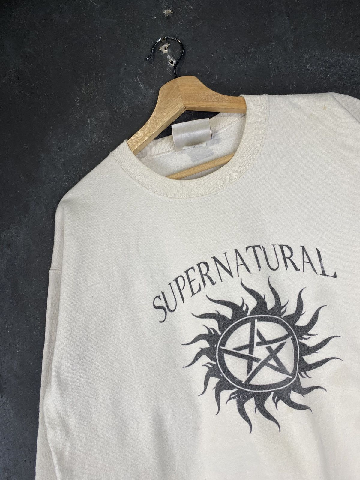 Vintage Rare Late 90s Supernatural David Star Crewneck Size US M / EU 48-50 / 2 - 2 Thumbnail