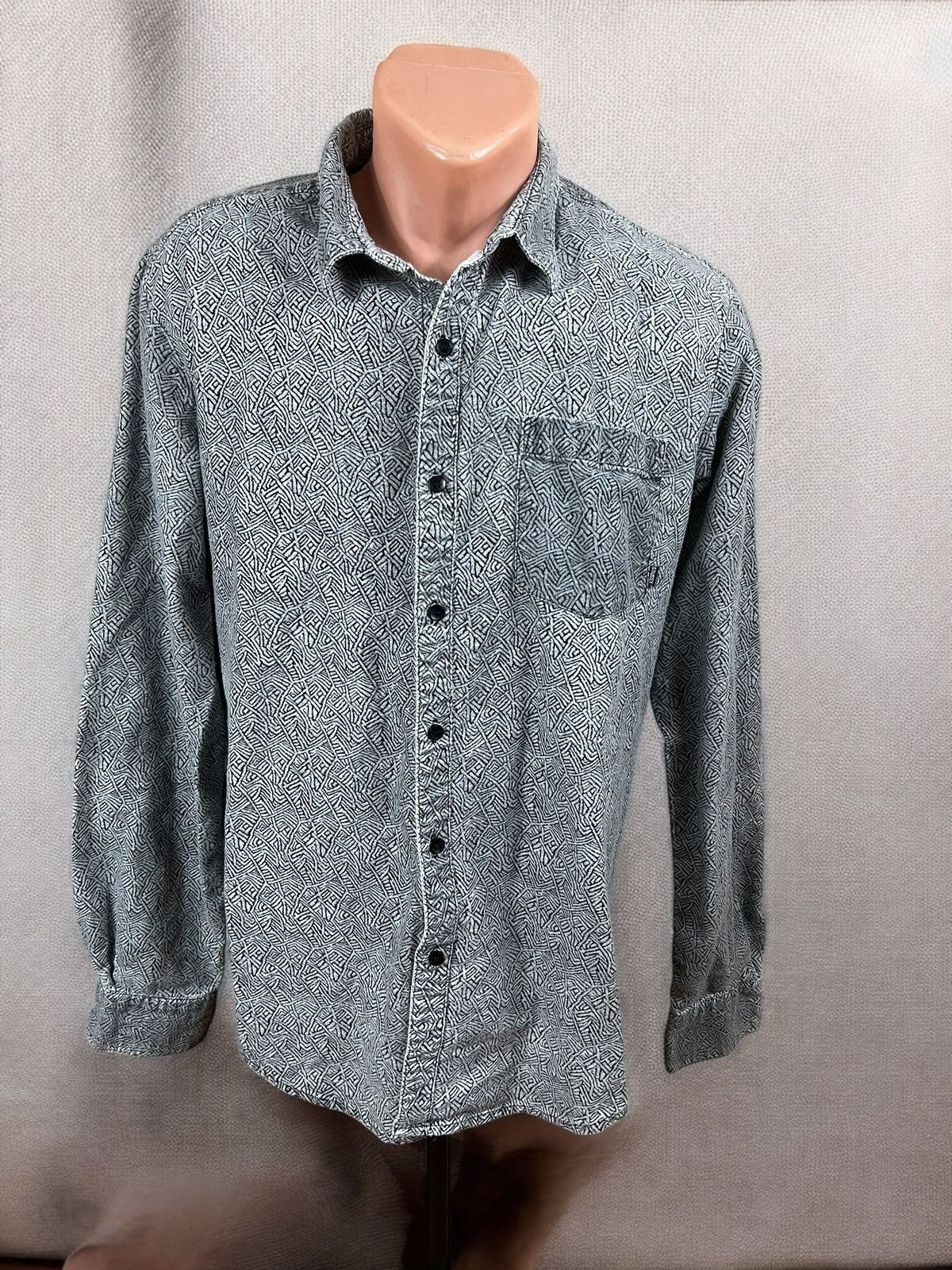 Stussy Stussy NYLTLA grey longsleeve shirt size L Size US L / EU 52-54 / 3 - 1 Thumbnail