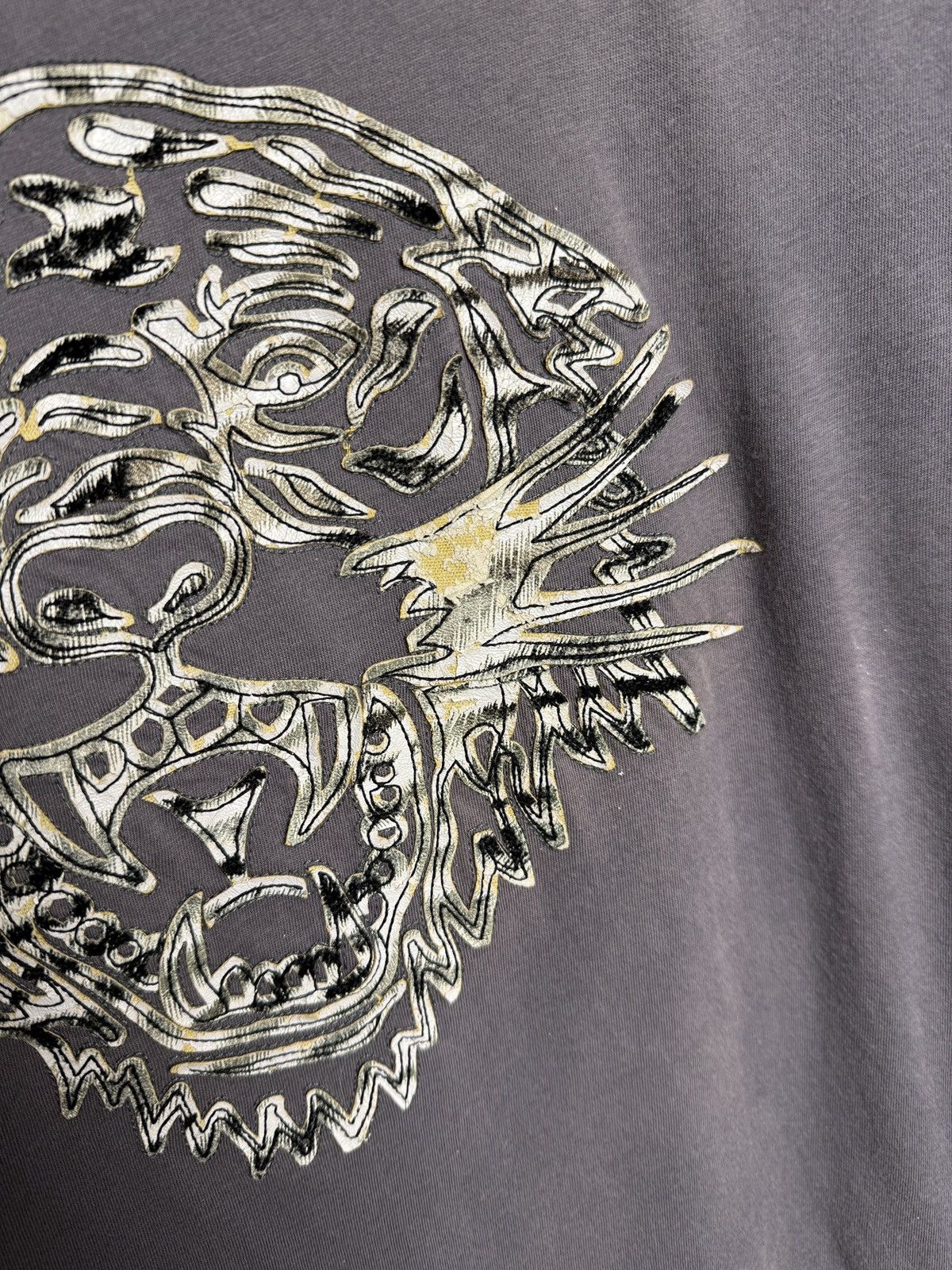 Christian Audigier × Ed Hardy × Vintage Ed Hardy Tiger Love Kills slowly Crazy Y2K graphic tee Size US M / EU 48-50 / 2 - 4 Thumbnail