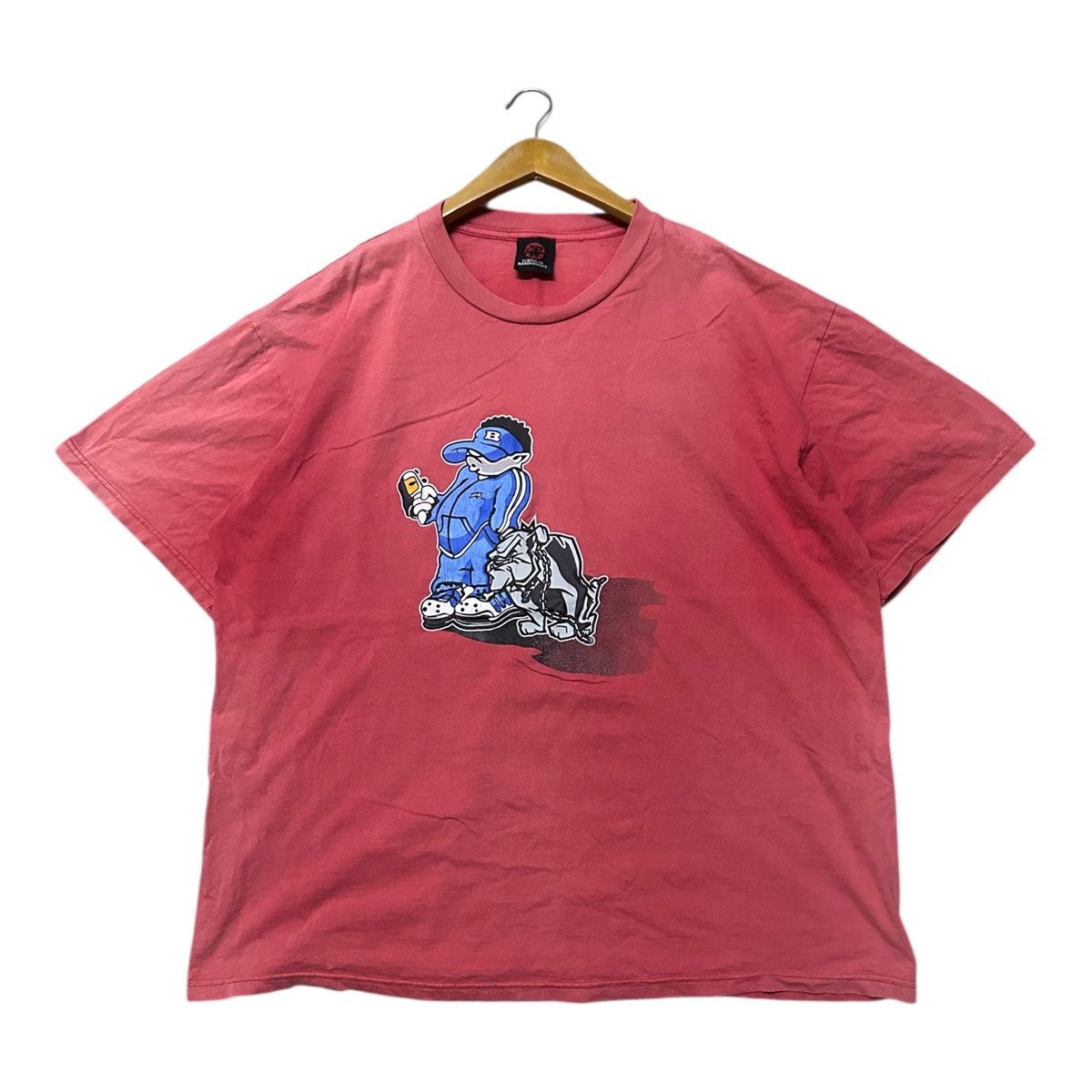 Vintage Vintage School of hardknooks snoop doggy dog tshirt Size US XL / EU 56 / 4 - 1 Thumbnail