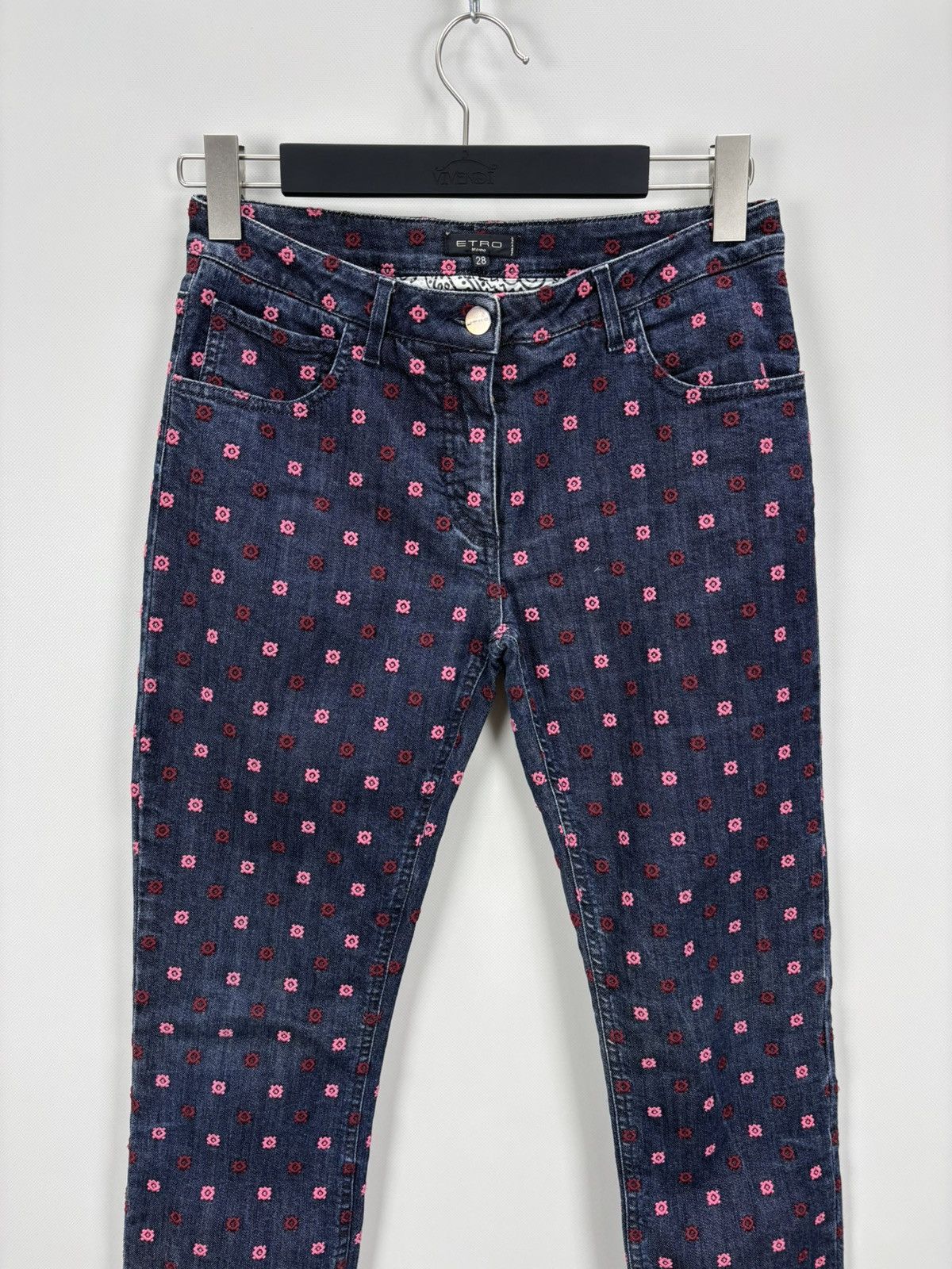 Etro Womens jeans ETRO Milano Size 28 Color Blue Size 24" / US 00 / IT 34 - 3 Thumbnail