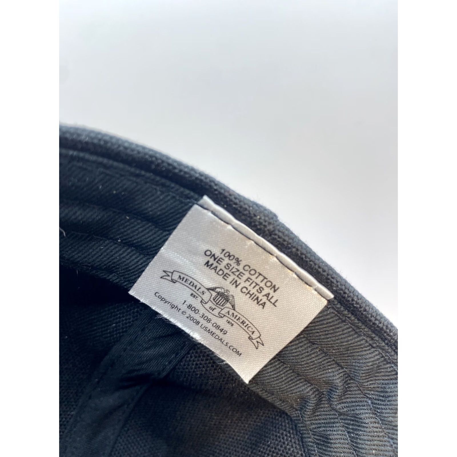 Vintage US Marines Hat Men One Size Adjustable Black Cotton Baseball Cap Logo 100% Cotton Vintage N/A Size ONE SIZE - 5 Thumbnail