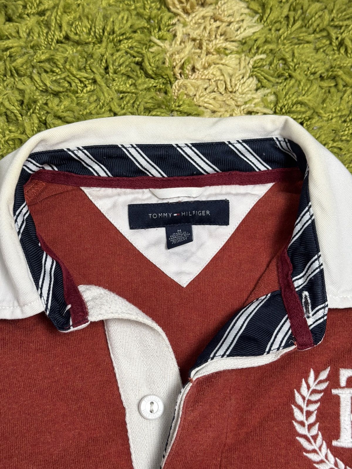 Other Vintage 90s Tommy Hilfiger polo long sleeve shirt Size US M / EU 48-50 / 2 - 3 Thumbnail