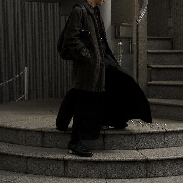 C.P. Company AW06 Tinto Terra Linen Herringbone Mac Coat mud earth dye Size US S / EU 44-46 / 1 - 9 Thumbnail