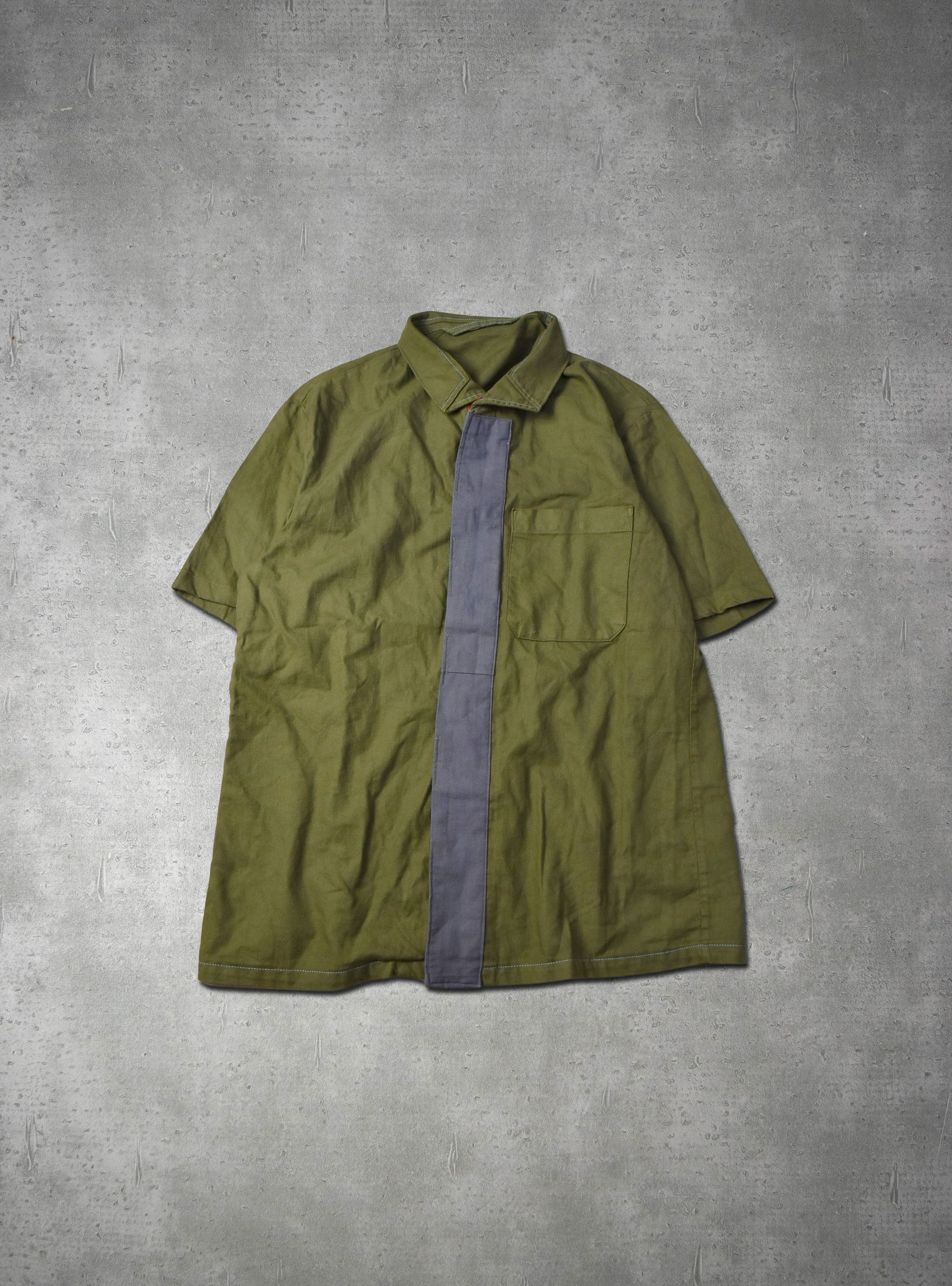 Vintage Vintage military design shirt 27-1-6 124 Size US M / EU 48-50 / 2 - 1 Thumbnail