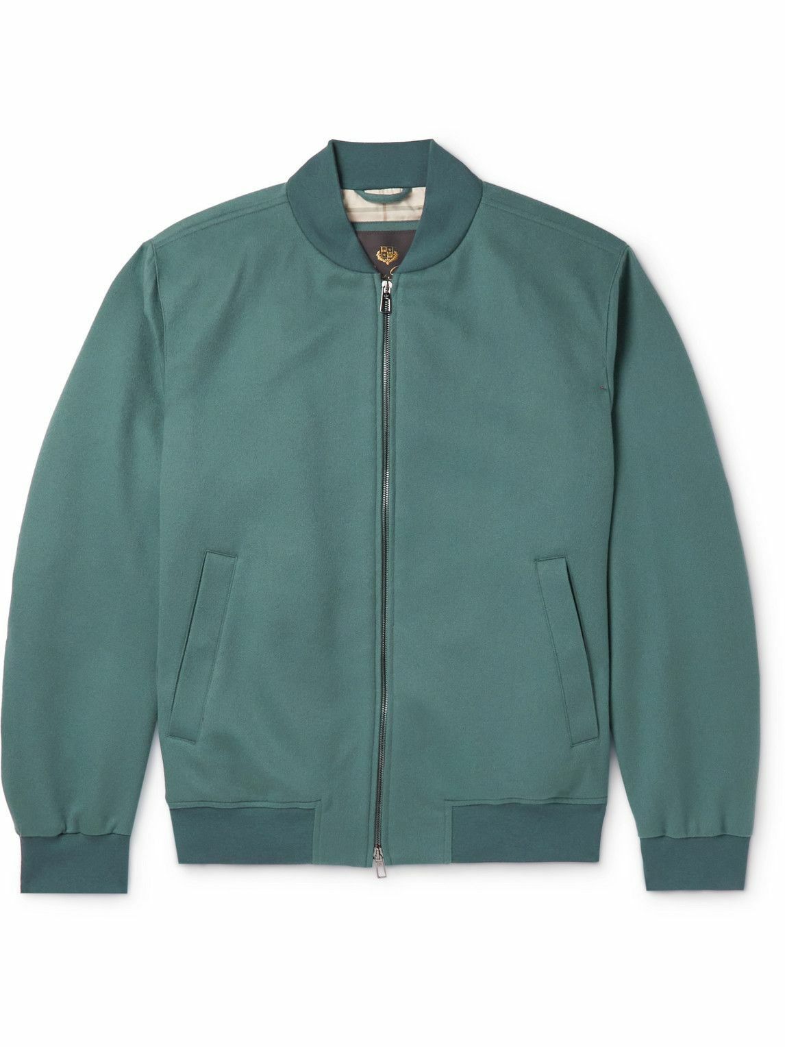 image of Loro Piana O1Loc1C0124 Bomber Jacket In Blue, Men's (Size XL)