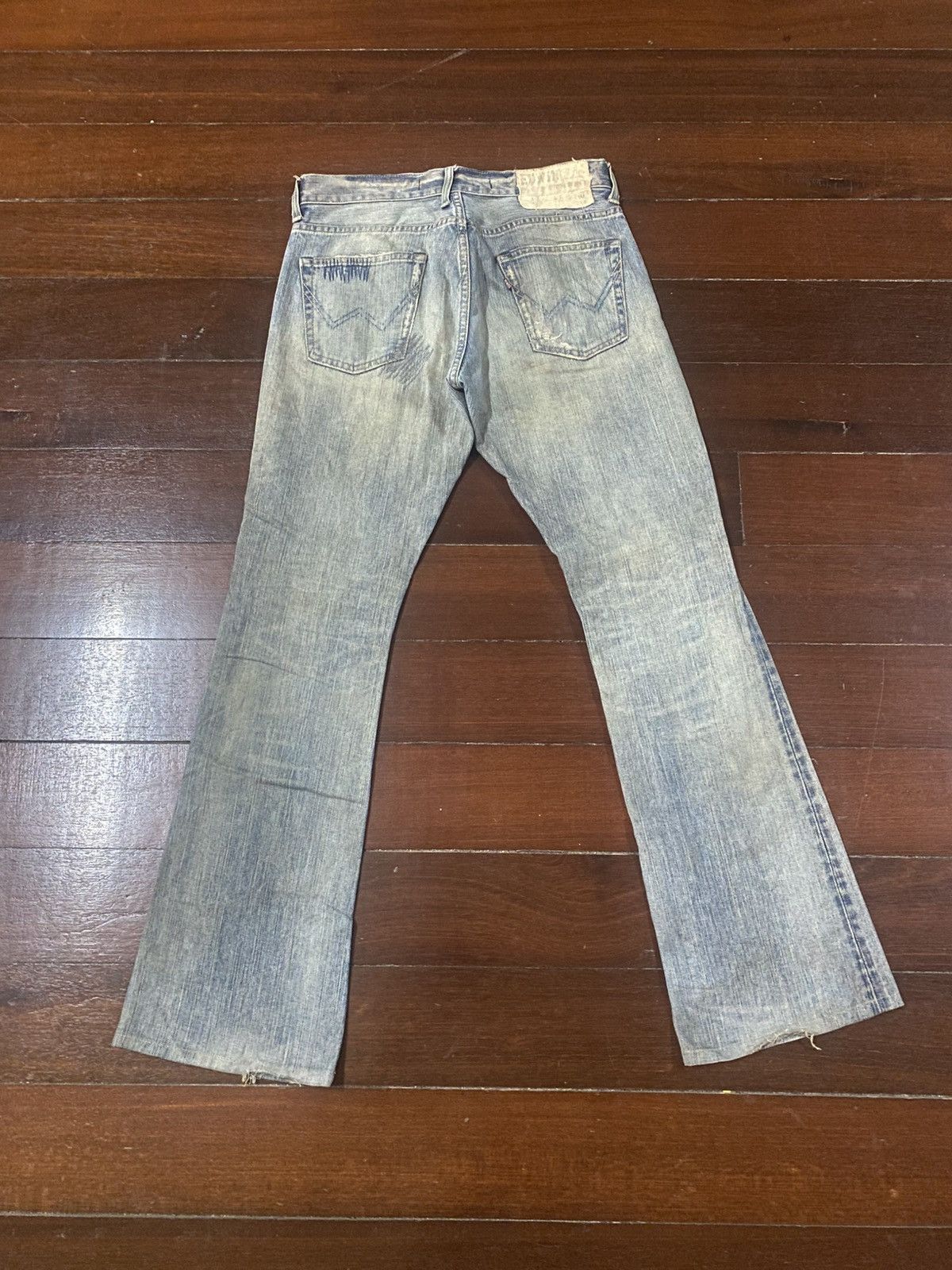 Edwin EDWIN EXCLUSIVE VINTAGE XV JEANS bootcut wide leg rework Size US 33 - 10 Thumbnail