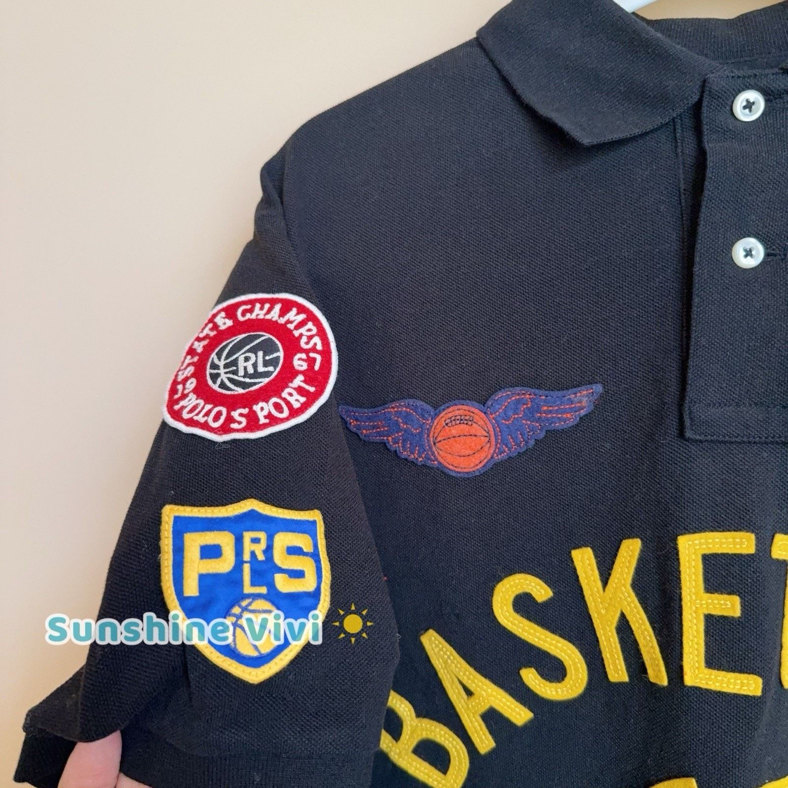 Polo Ralph Lauren NEW Polo Ralph Lauren Men Black Basketball Graphic Mesh Size US M / EU 48-50 / 2 - 4 Thumbnail