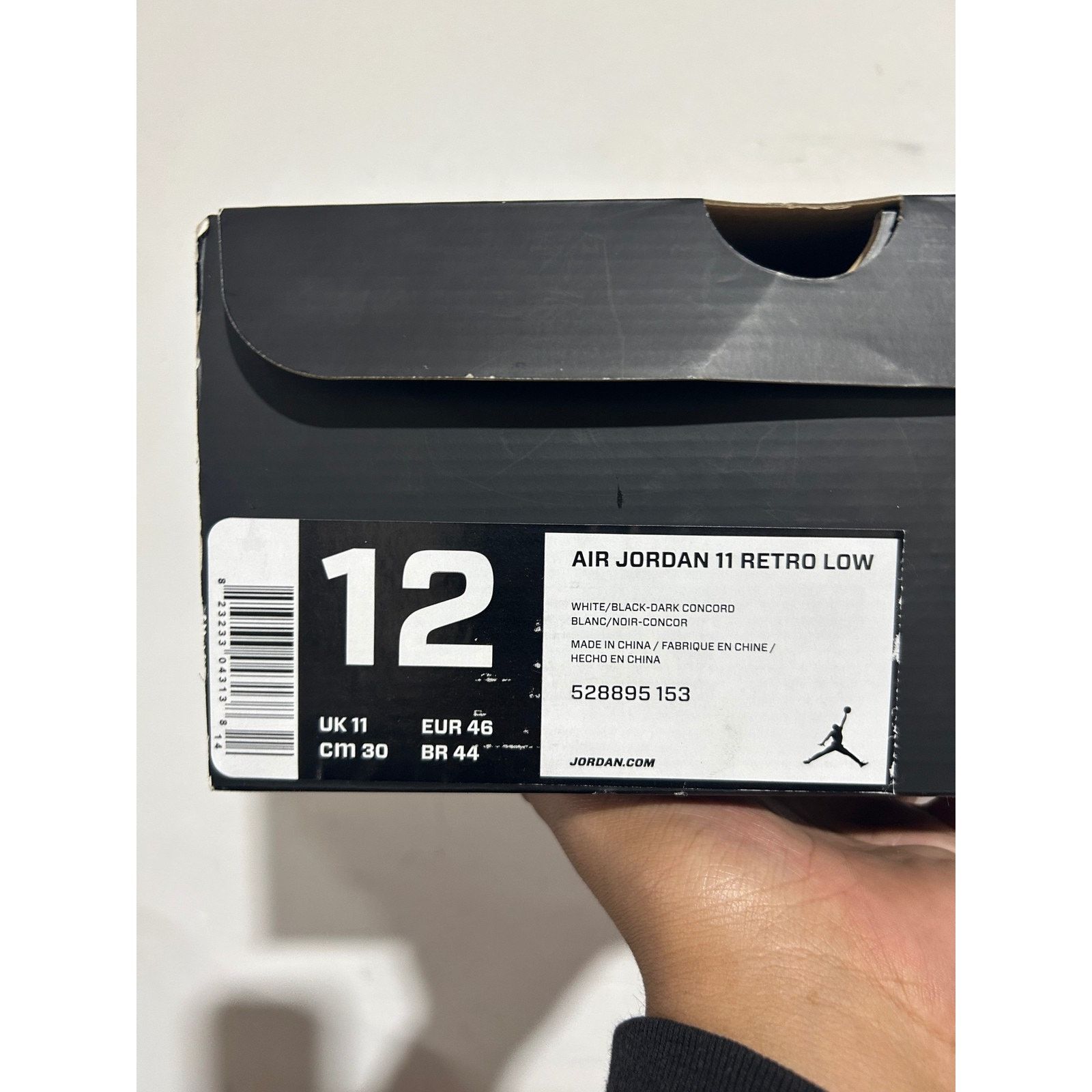 Nike NIKE JORDAN 11 LOW CONCORD SIZE 12 PREOWNED Size US 12 / EU 45 - 5 Thumbnail