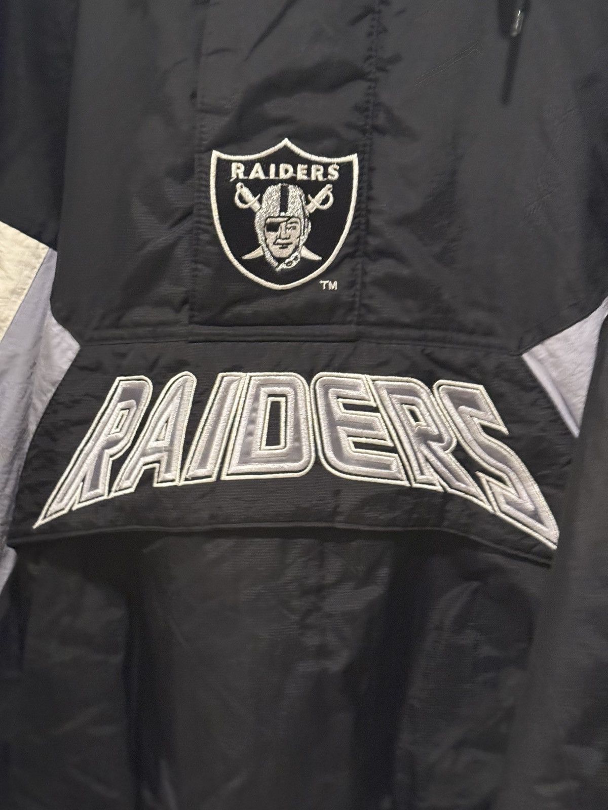 Starter Iconic Rare Vintage Starter Pro Line Raiders Pullover Jacket Size US XL / EU 56 / 4 - 3 Thumbnail