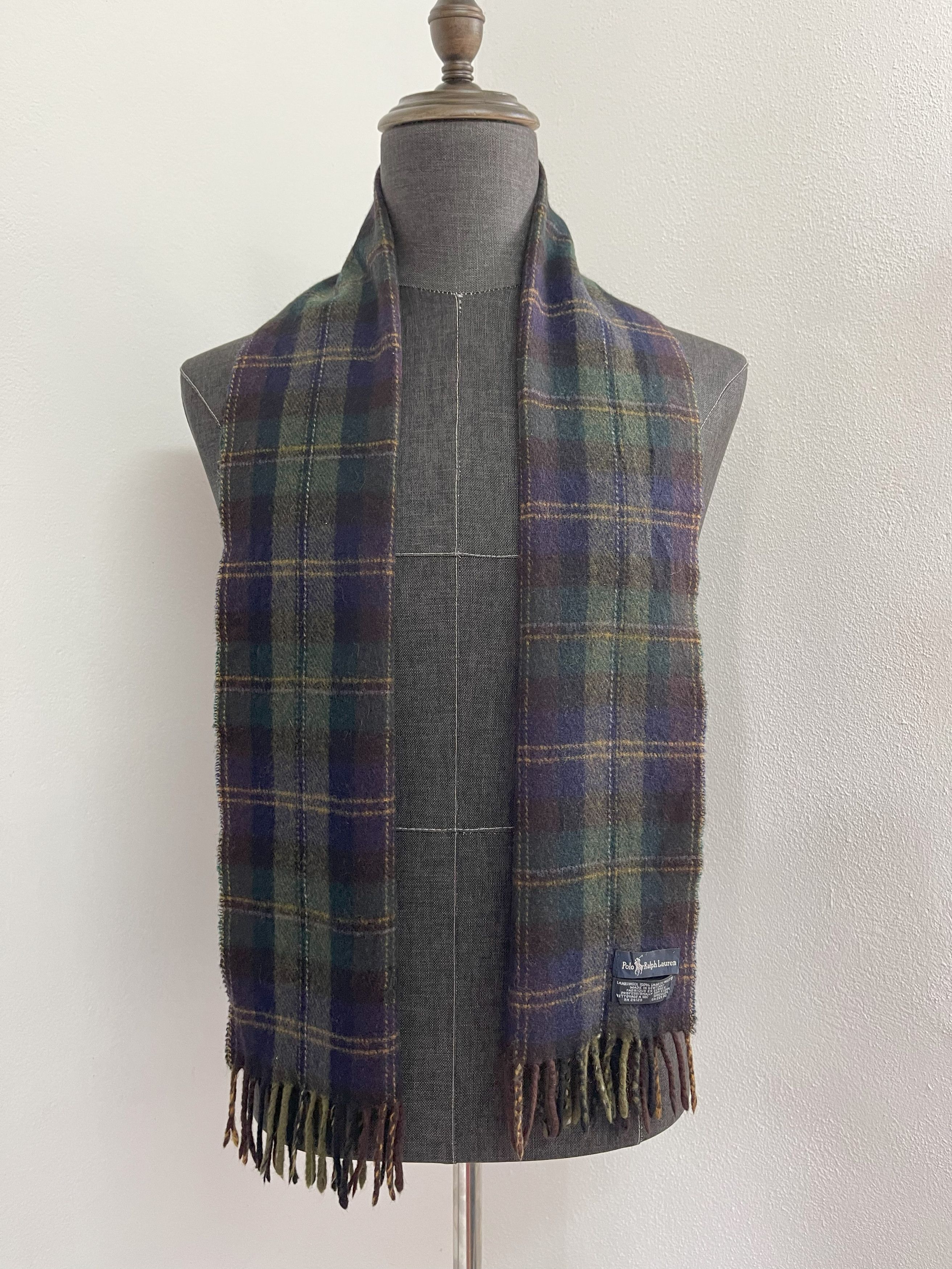 Polo Ralph Lauren Vintage Polo Ralph Lauren Scarf / Muffler - 6040 Size ONE SIZE - 3 Thumbnail