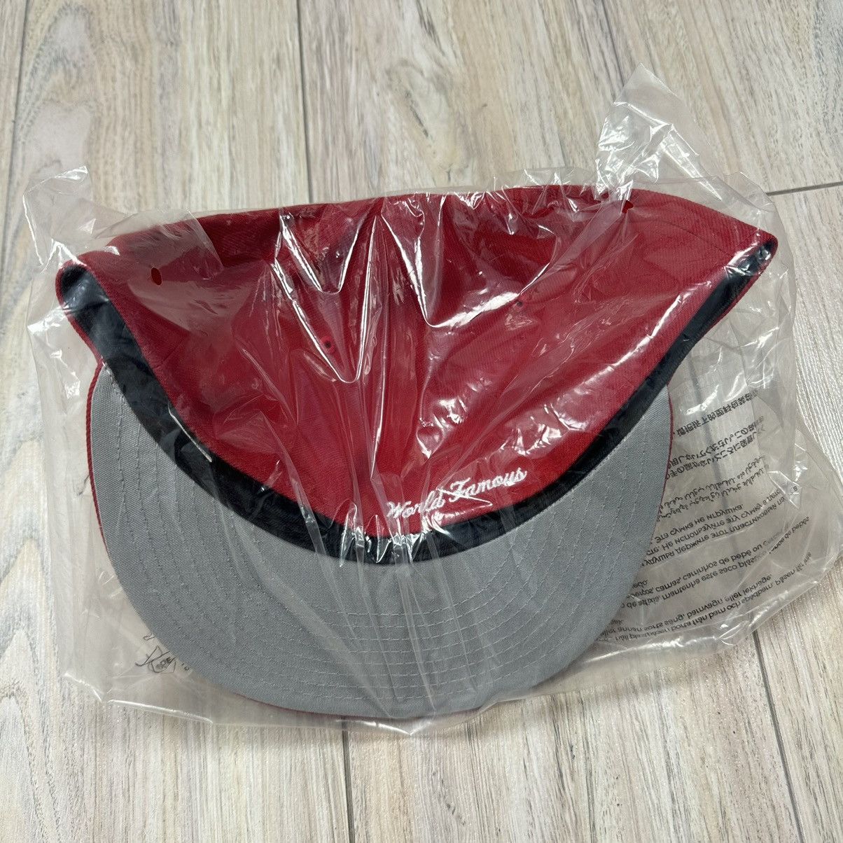 New Era × Supreme Supreme Championship Box Logo Fitted Hat Red Deadstock Size ONE SIZE - 8 Thumbnail